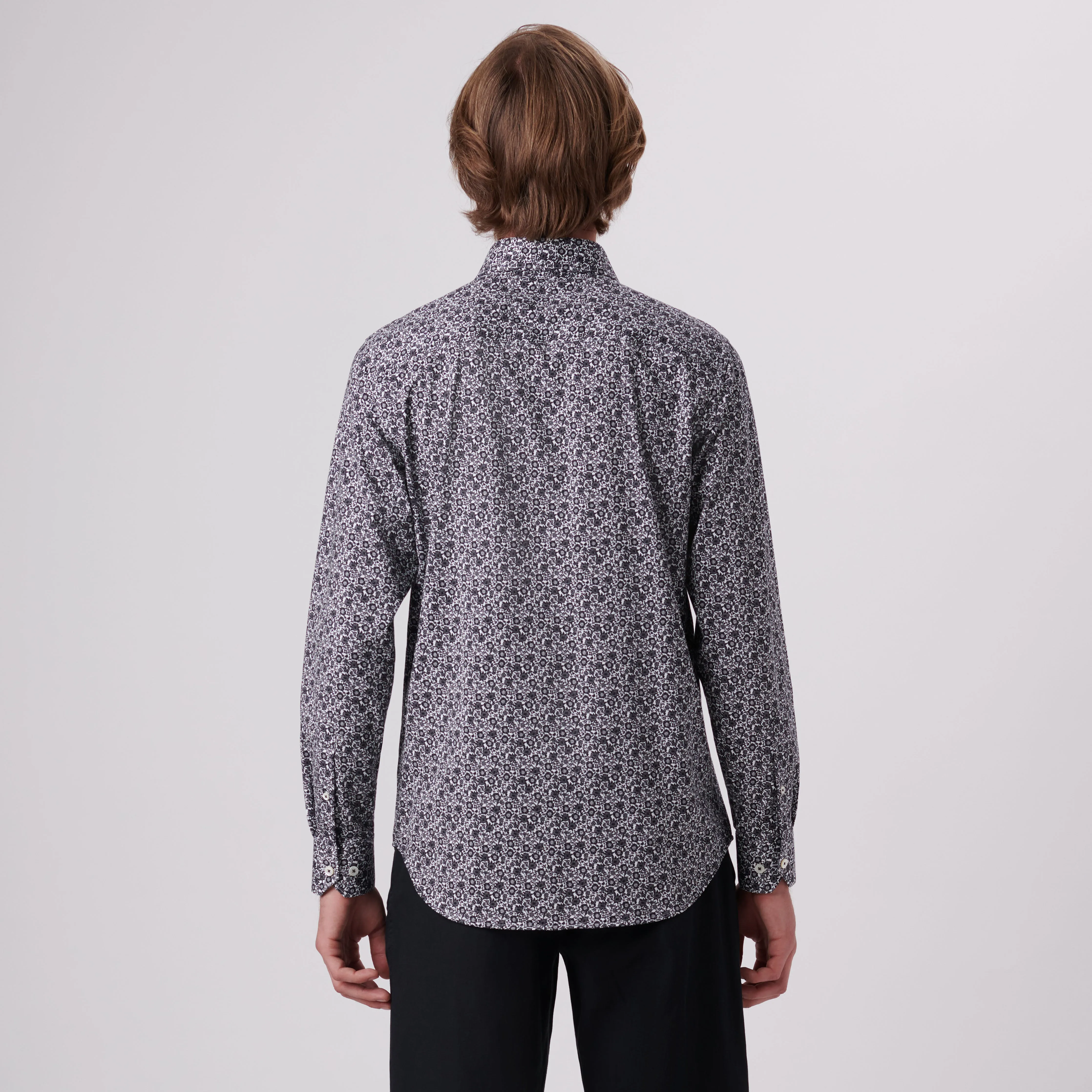 James Floral Print OoohCotton Shirt sold by Bugatchi product image thumbnail 4