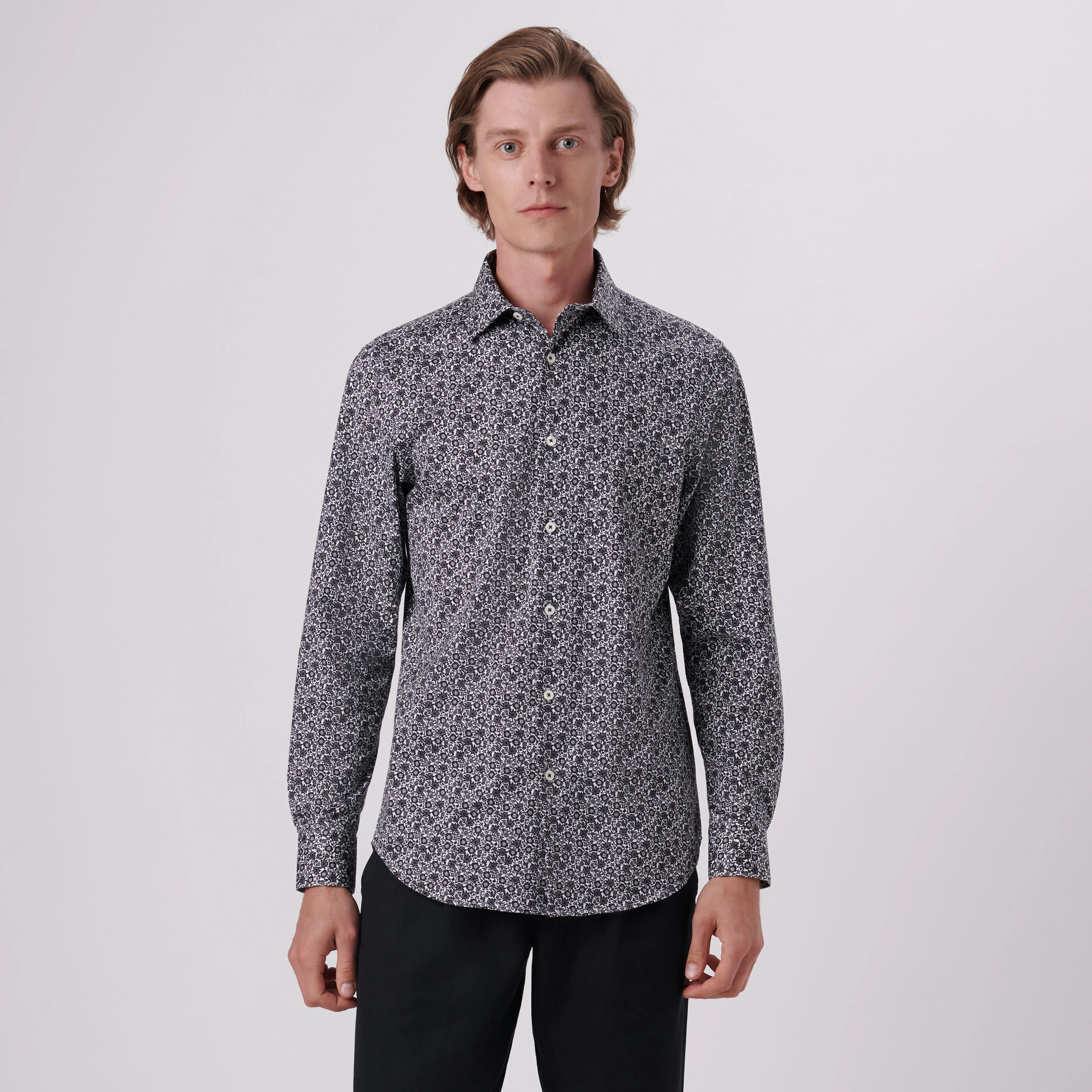 James Floral Print OoohCotton Shirt sold by Bugatchi product image thumbnail 2