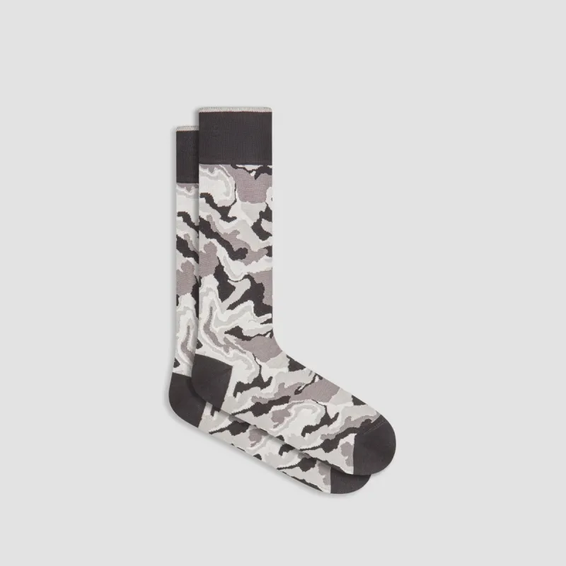 Camouflage Mid-Calf Socks sold by Bugatchi