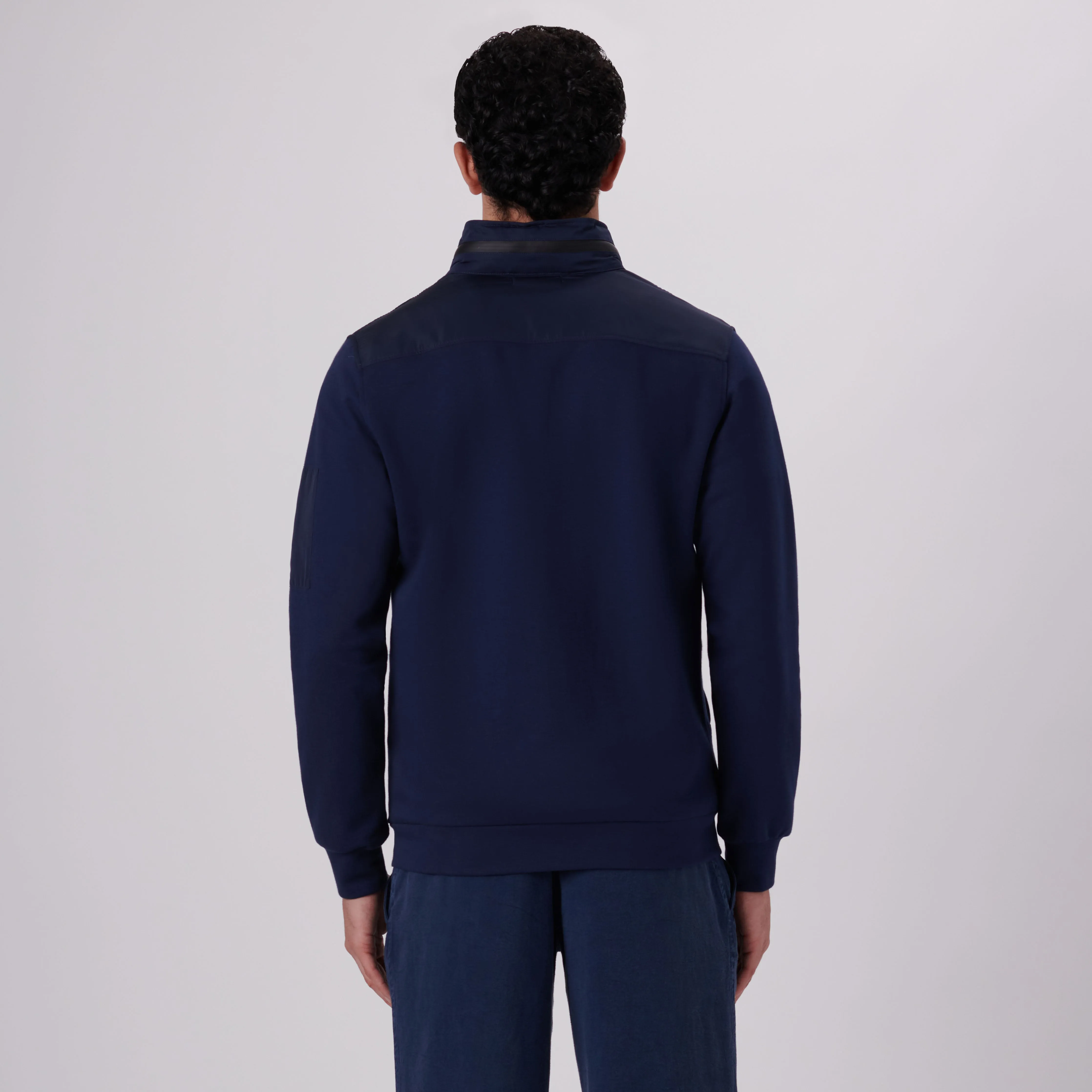 Mock Neck Jacket With Stow-Away Hood sold by Bugatchi product image thumbnail 4