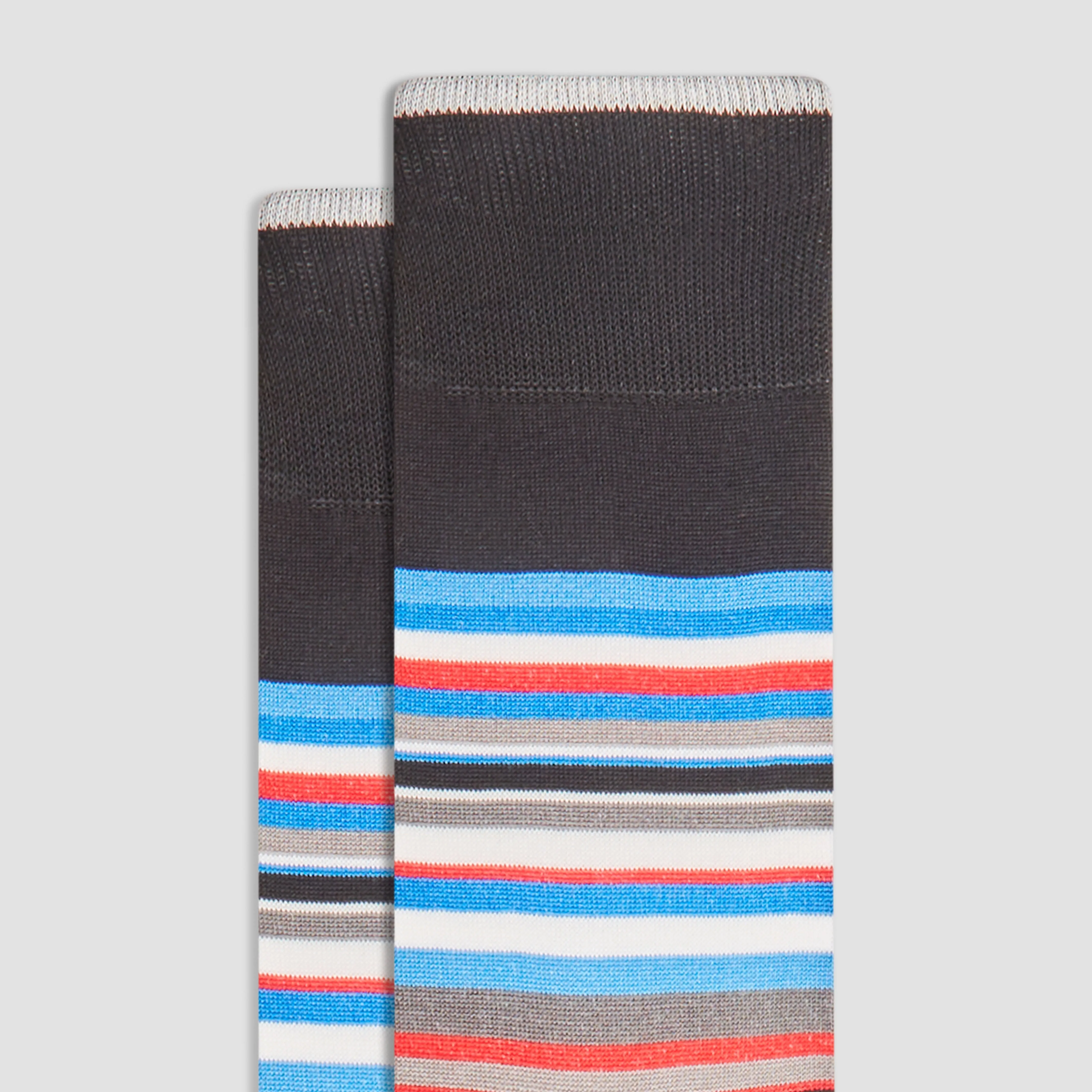 Striped Mid-Calf Socks sold by Bugatchi product image thumbnail 2