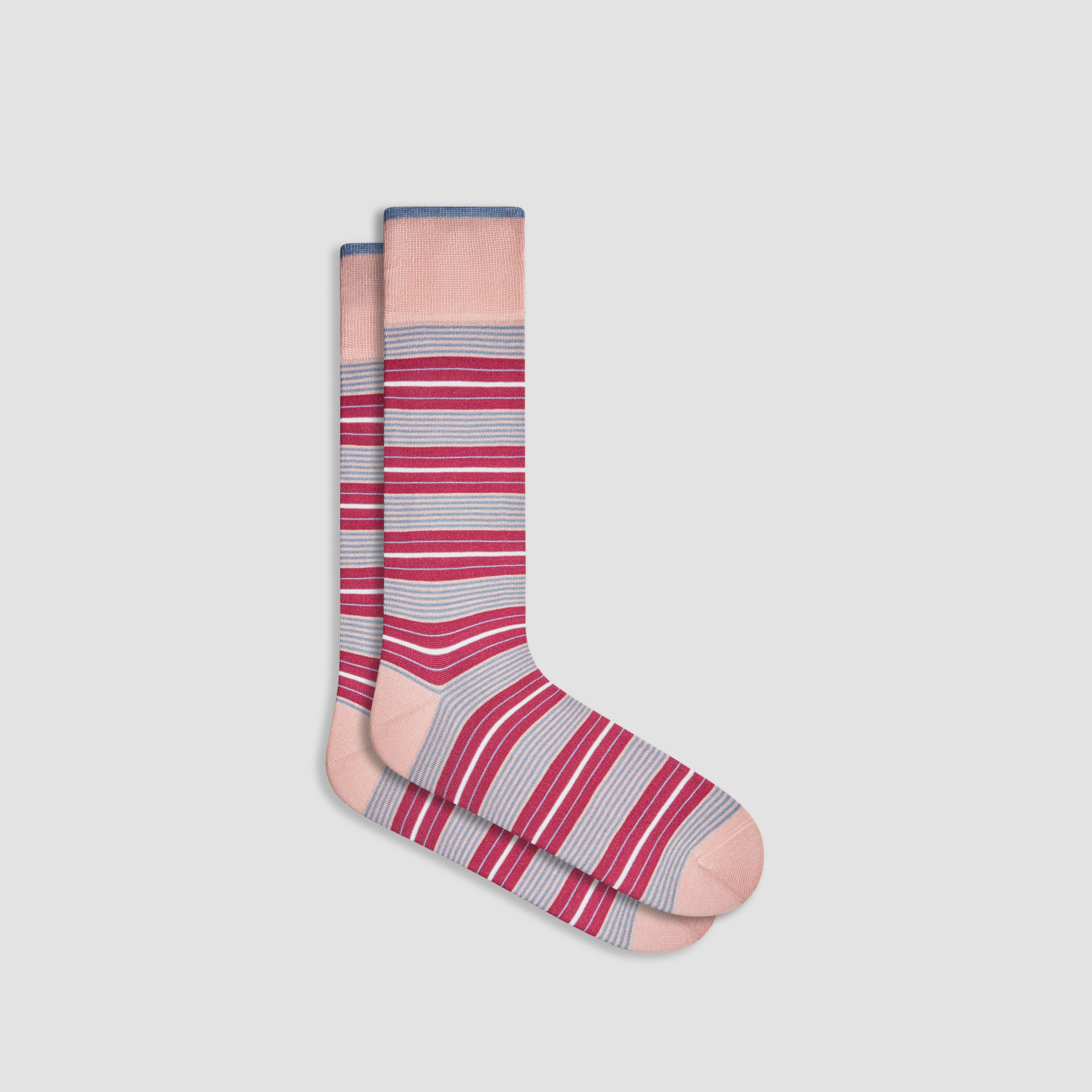 Striped Mid-Calf Socks sold by Bugatchi