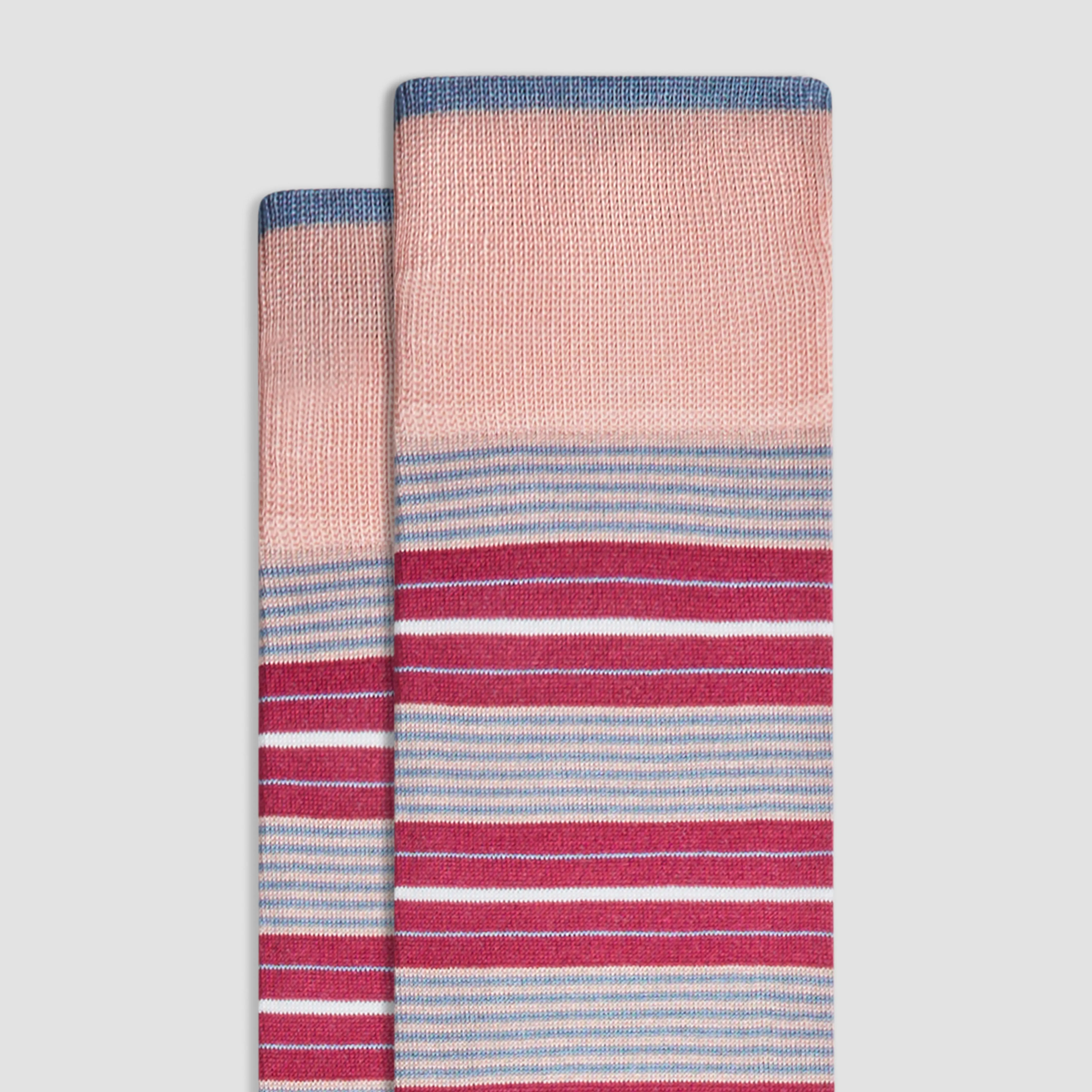 Striped Mid-Calf Socks sold by Bugatchi product image thumbnail 2
