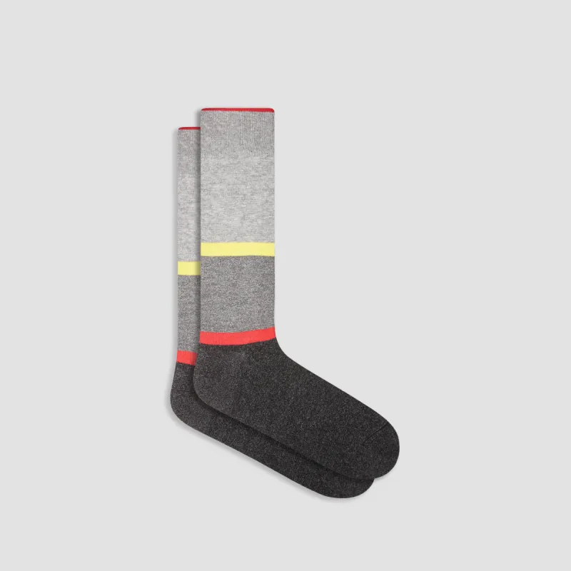 Color Block Mid-Calf Socks sold by Bugatchi