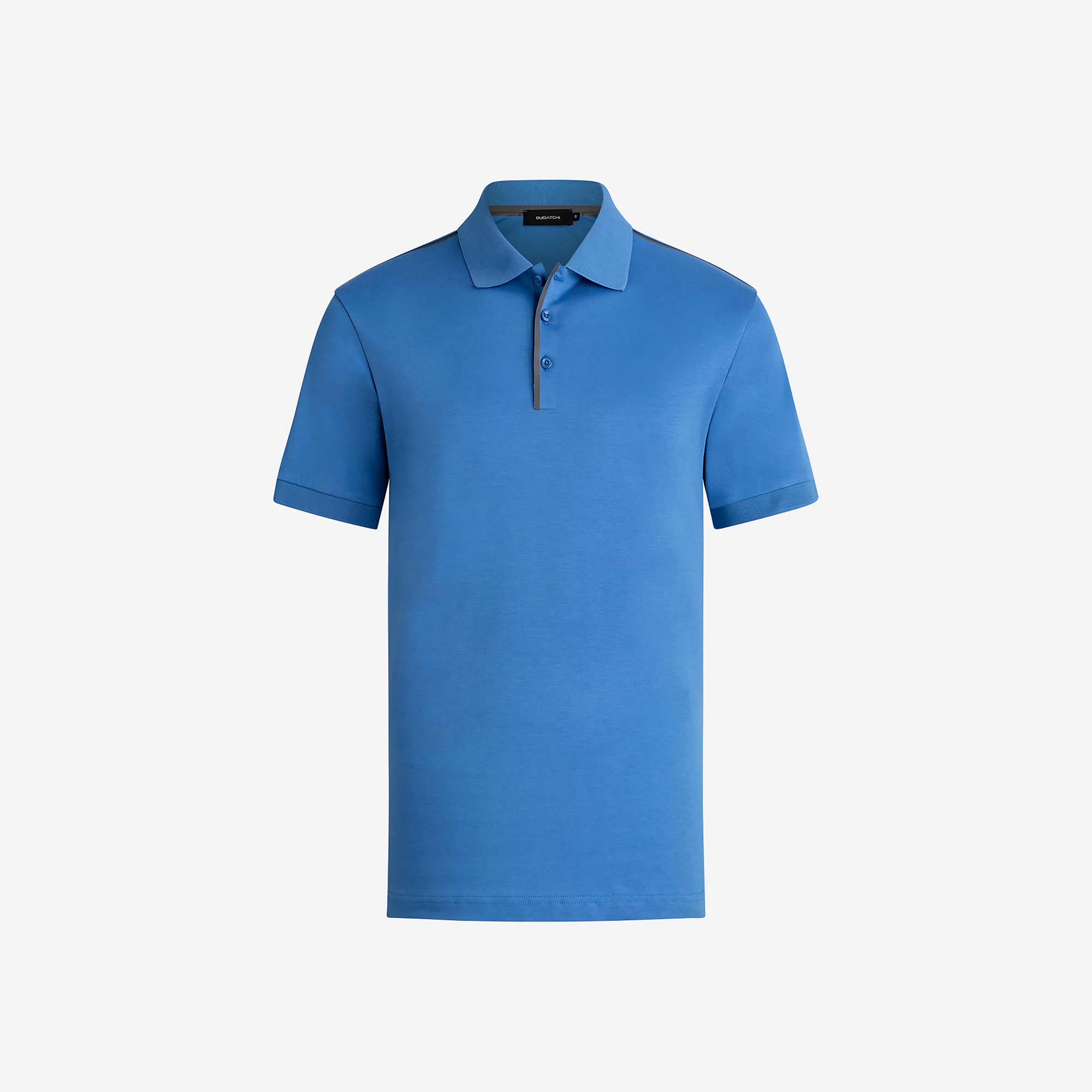 SOLID THREE BUTTON POLO sold by Bugatchi