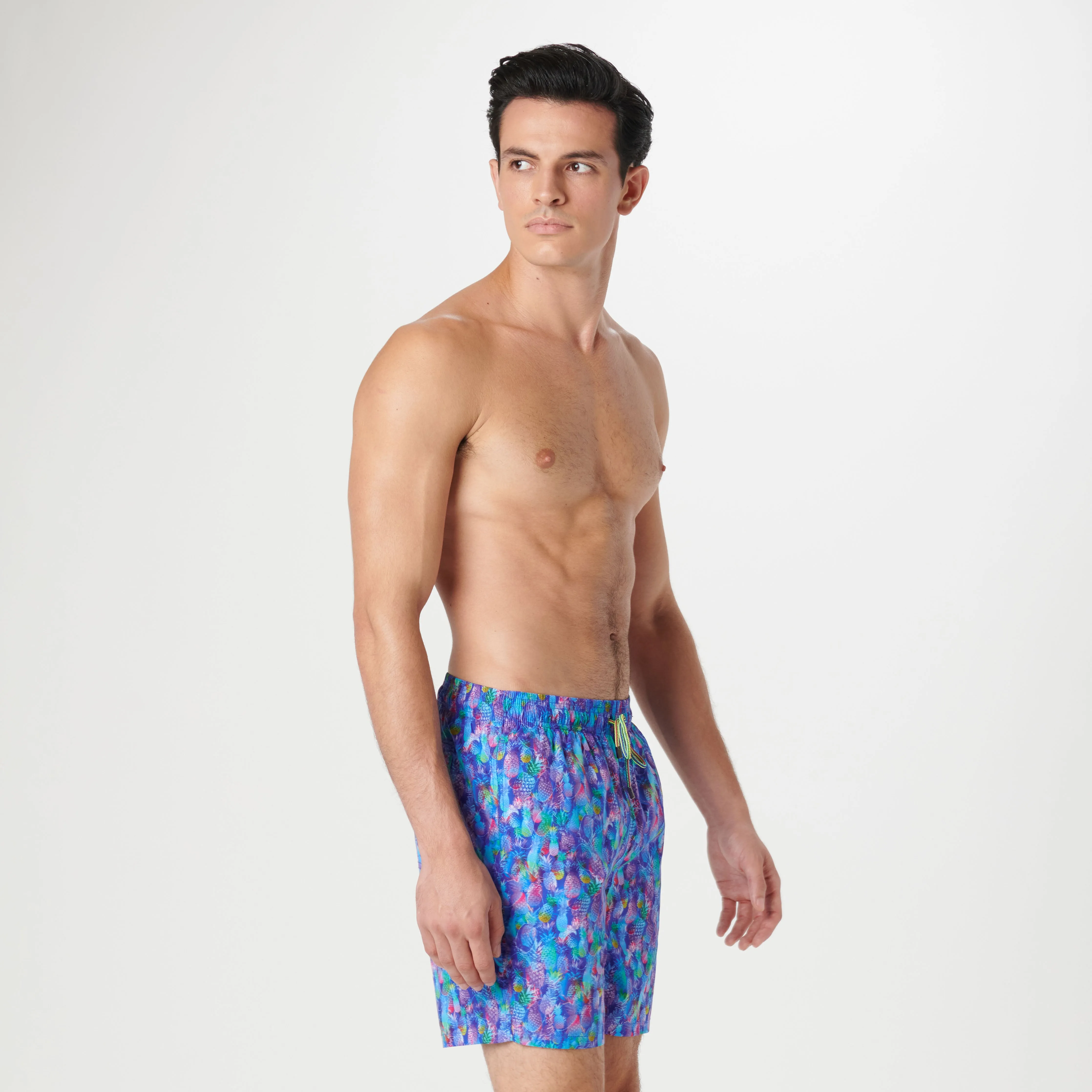 Cosmo Pineapple Swim Trunks sold by Bugatchi product image thumbnail 3
