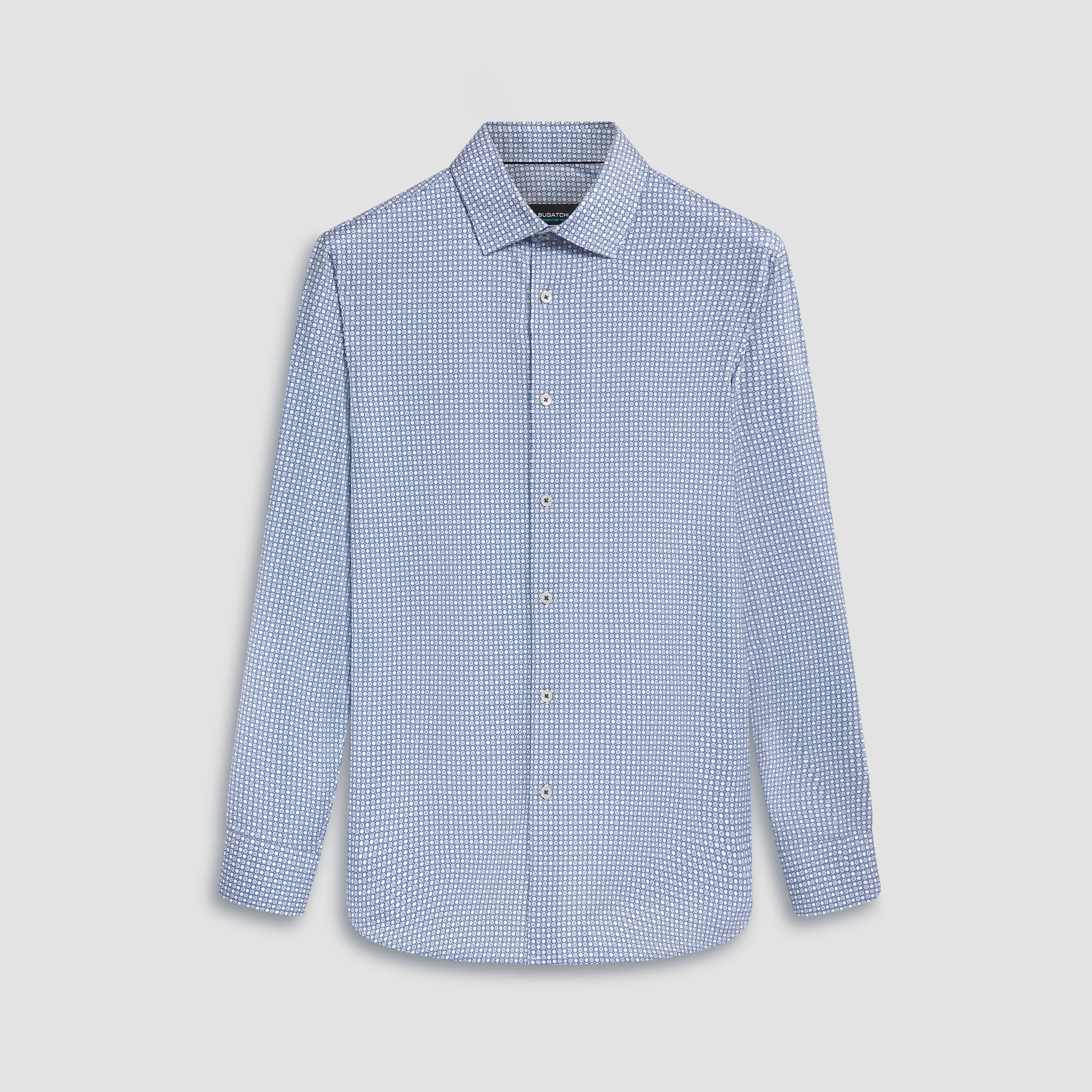 James Coin Dot Print OoohCotton Shirt sold by Bugatchi