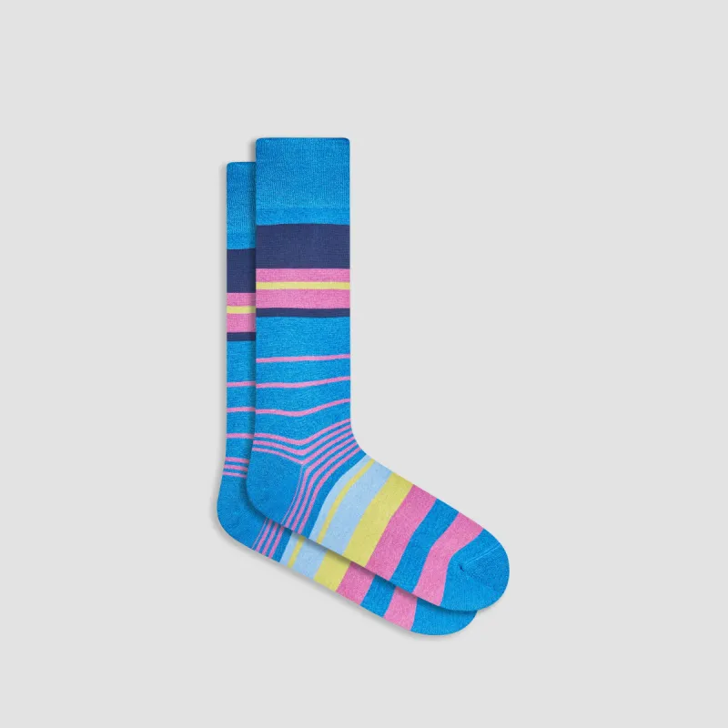 Striped Mid-Calf Socks sold by Bugatchi