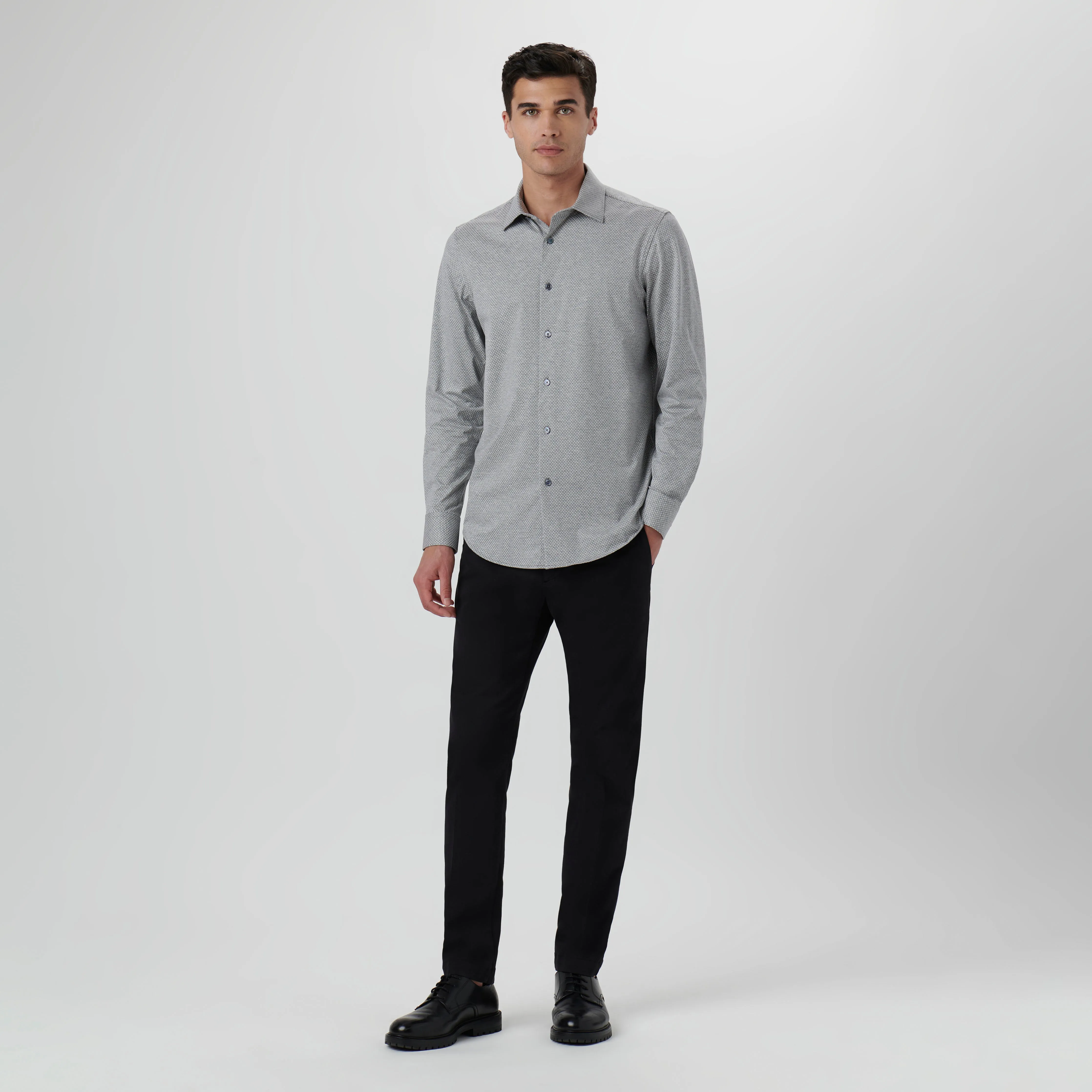 James Polka Dot OoohCotton Shirt sold by Bugatchi product image thumbnail 5