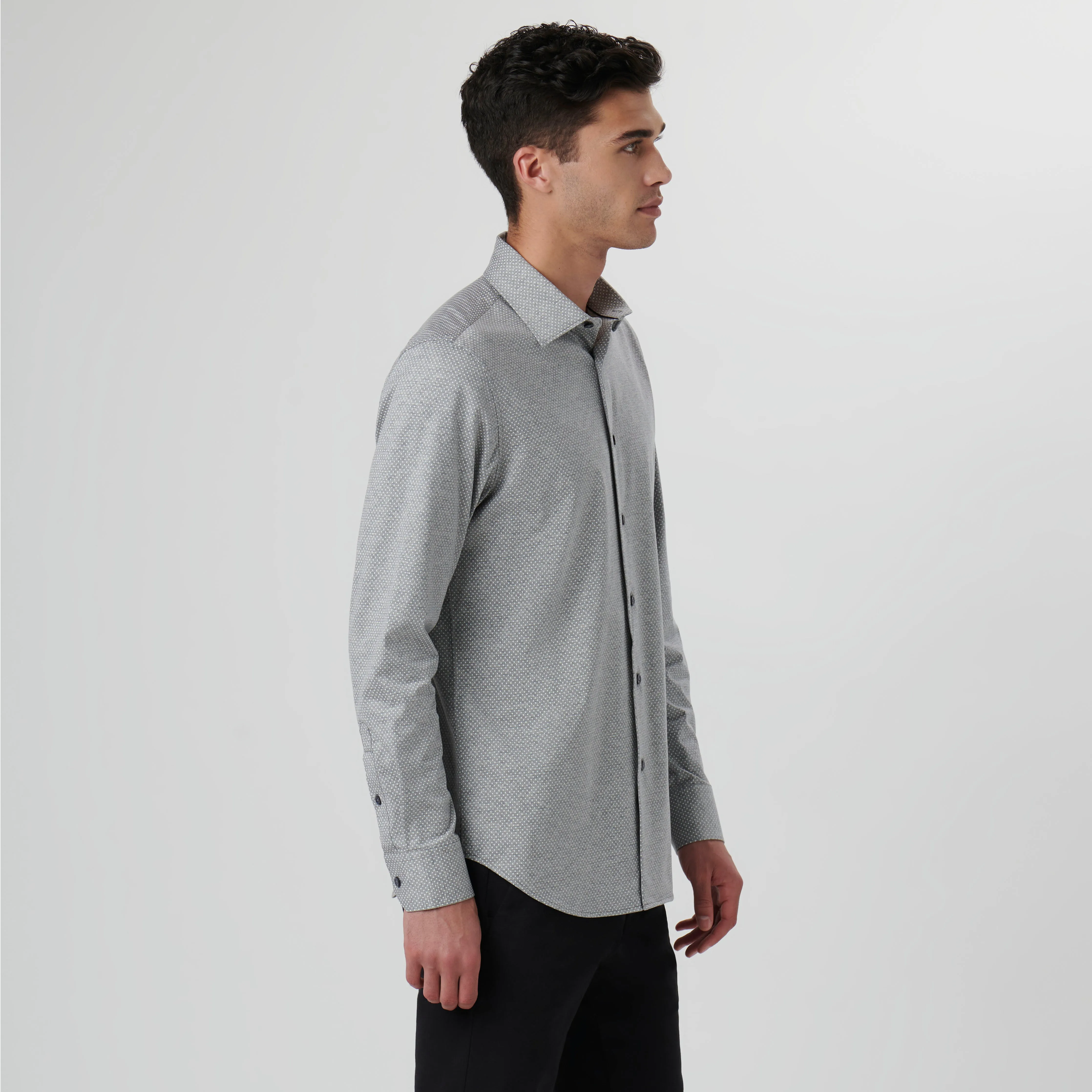 James Polka Dot OoohCotton Shirt sold by Bugatchi product image thumbnail 3