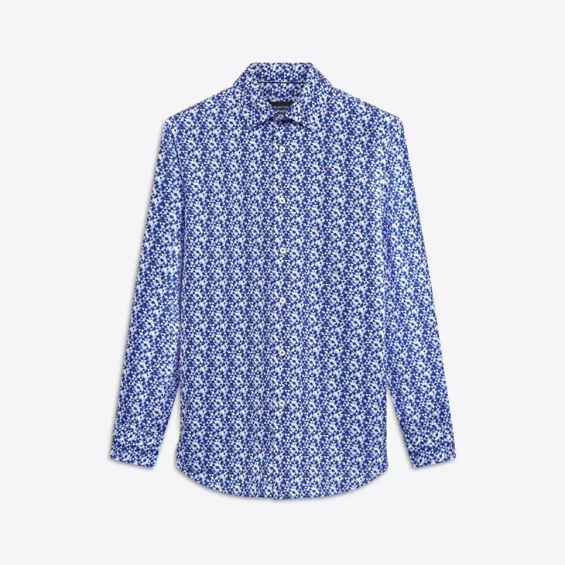 JAMES Geometric Print OoohCotton Shirt sold by Bugatchi