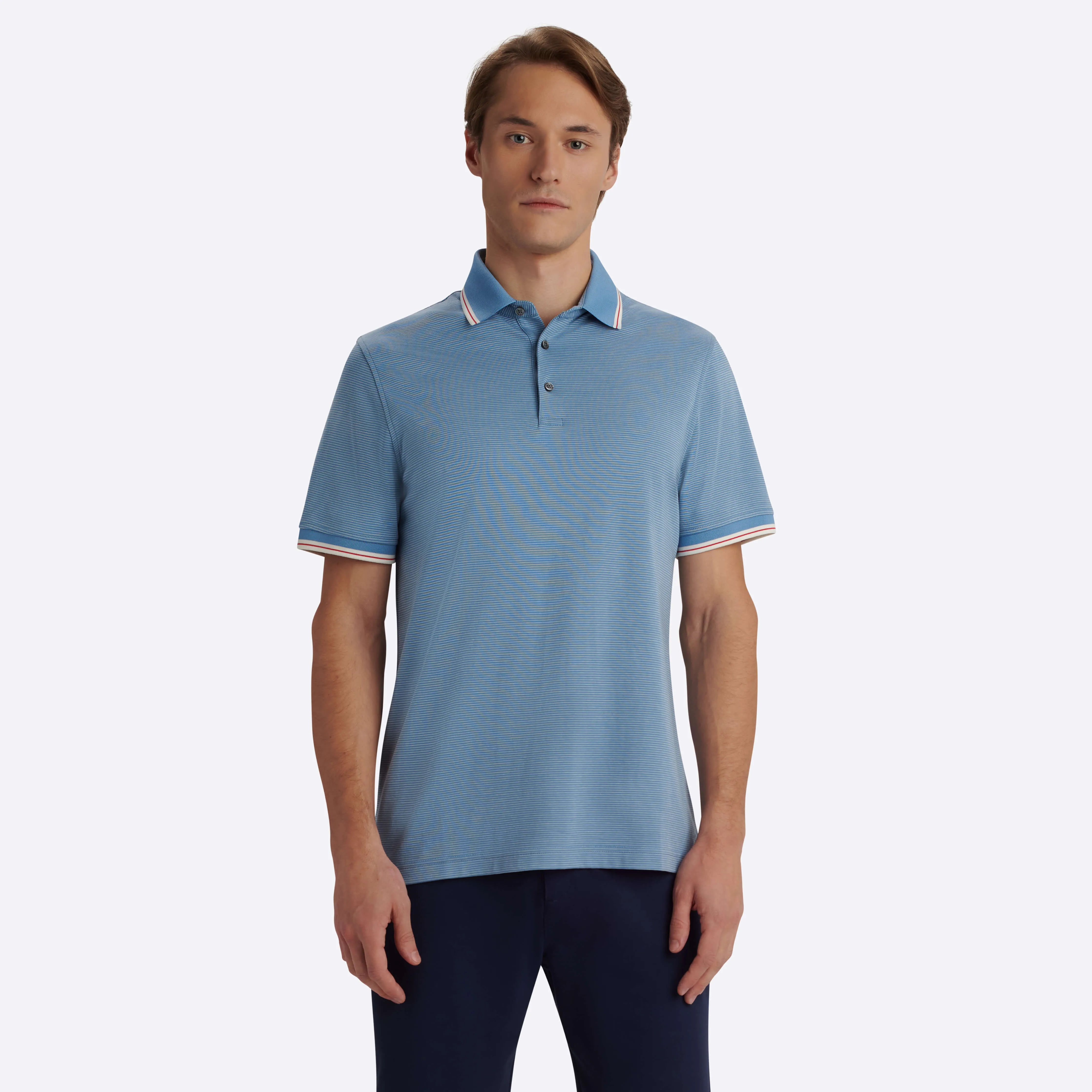 Striped Polo sold by Bugatchi product image thumbnail 2
