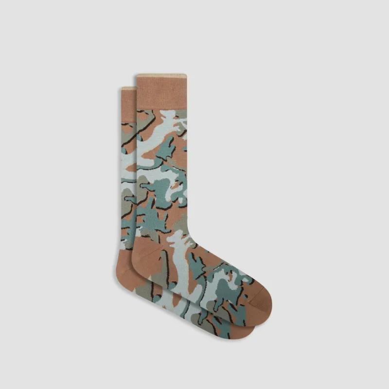 Camouflage Mid-Calf Socks sold by Bugatchi