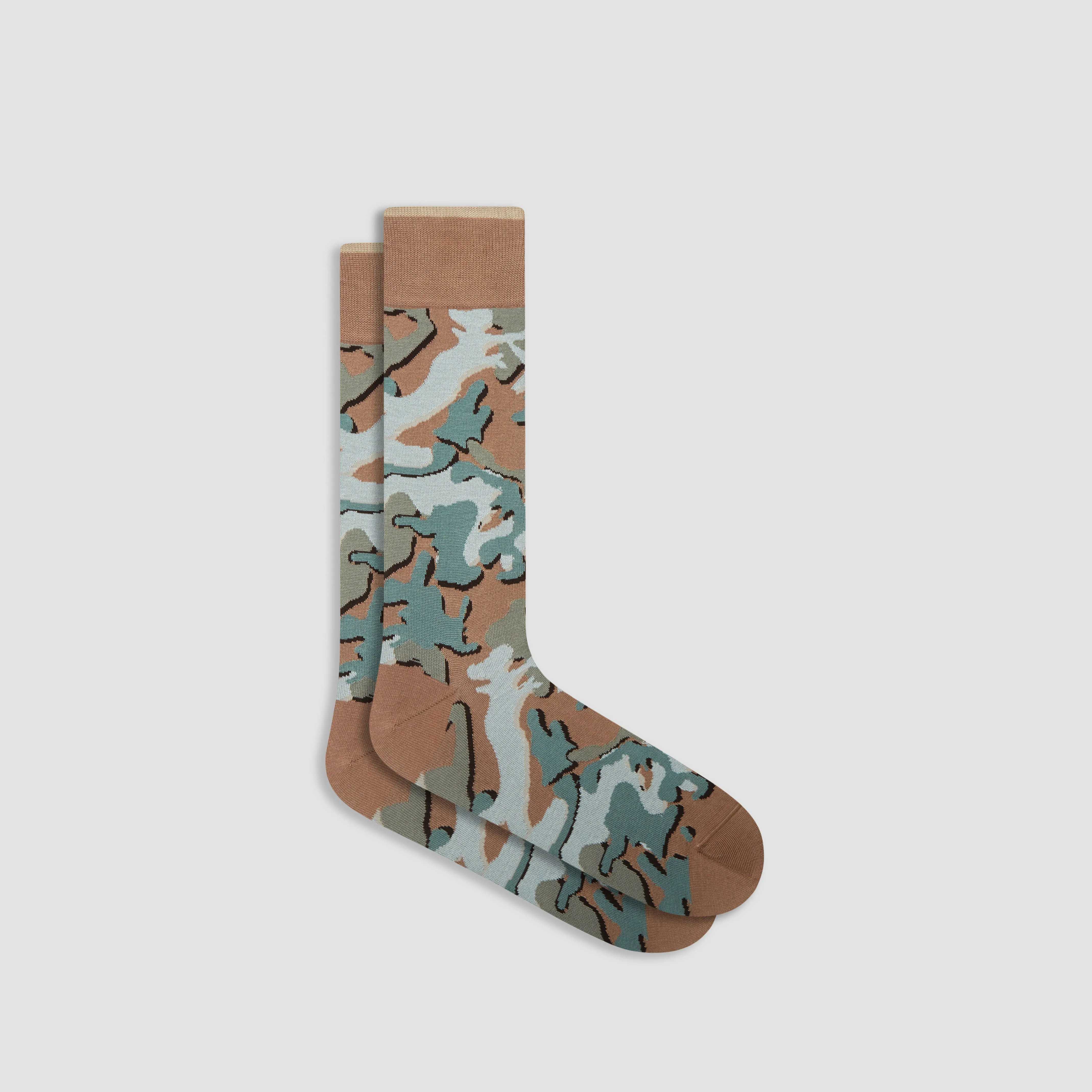 Camouflage Mid-Calf Socks sold by Bugatchi