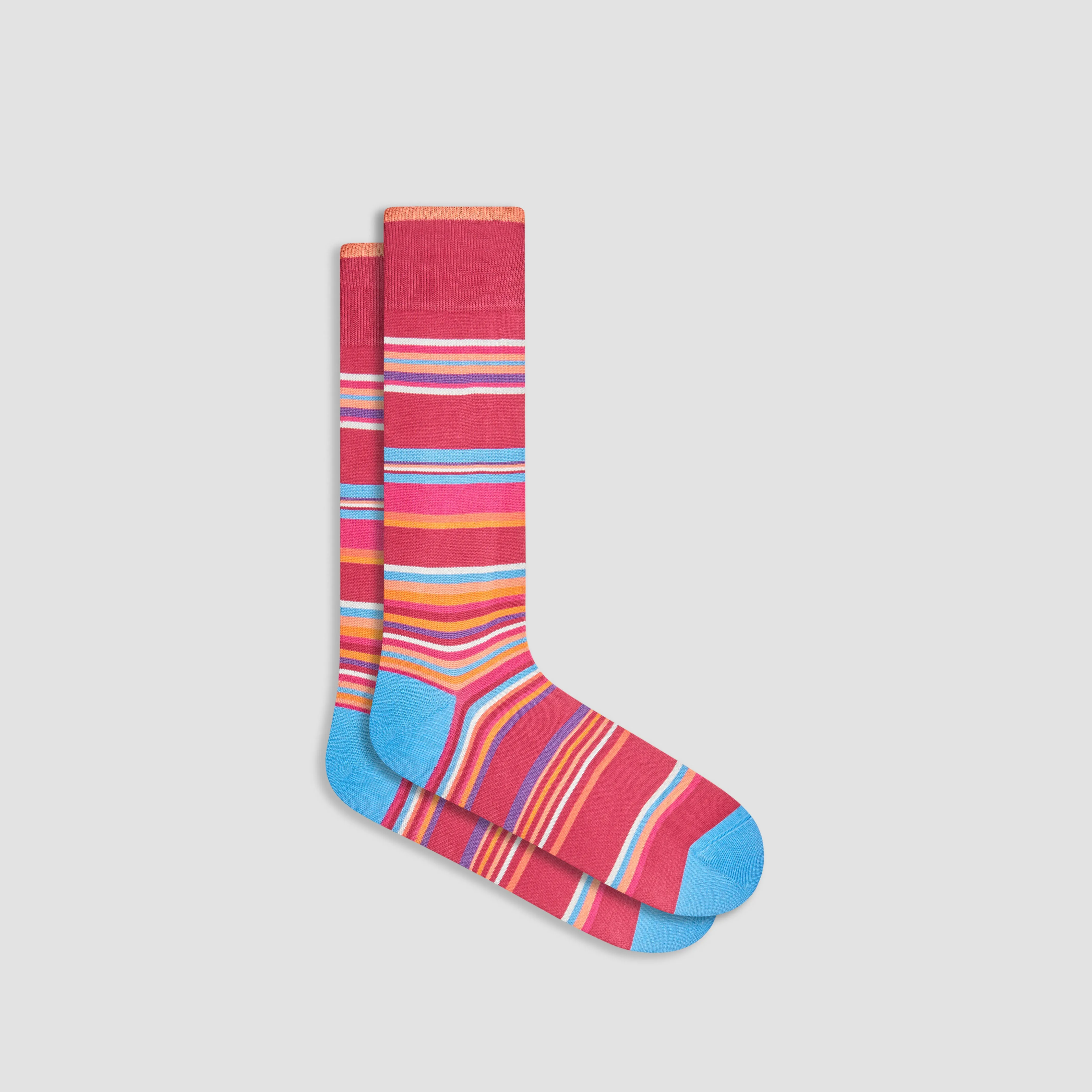 Striped Mid-Calf Socks sold by Bugatchi