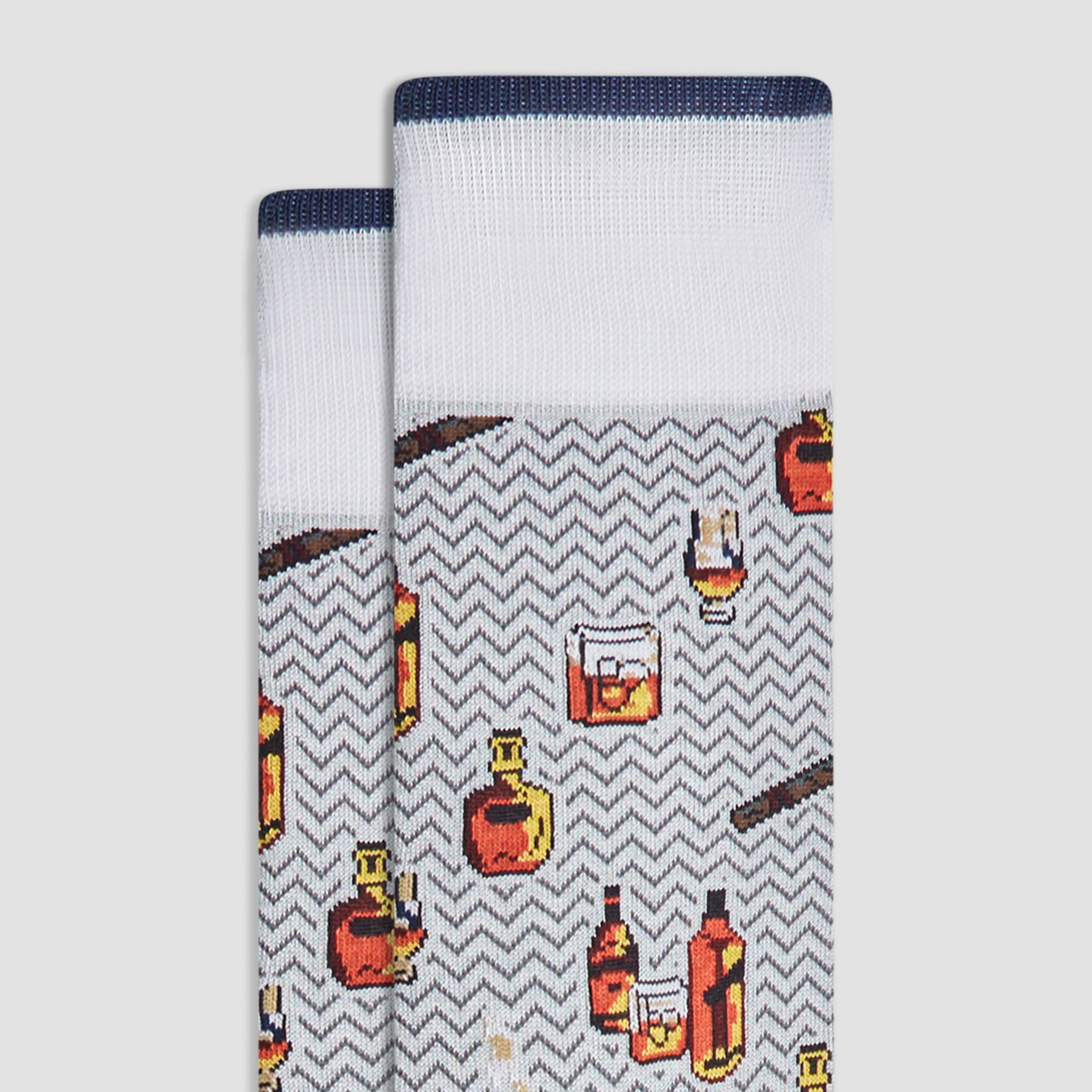 Cigars and Spirits Mid-Calf Socks sold by Bugatchi product image thumbnail 2