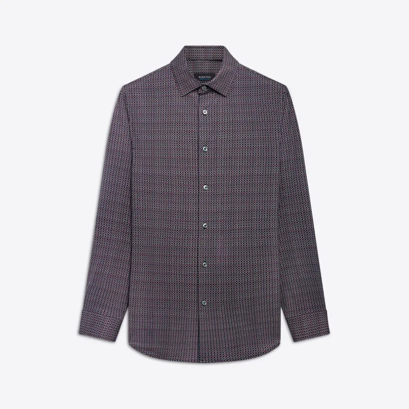 JAMES Geometric Print OoohCotton Shirt sold by Bugatchi