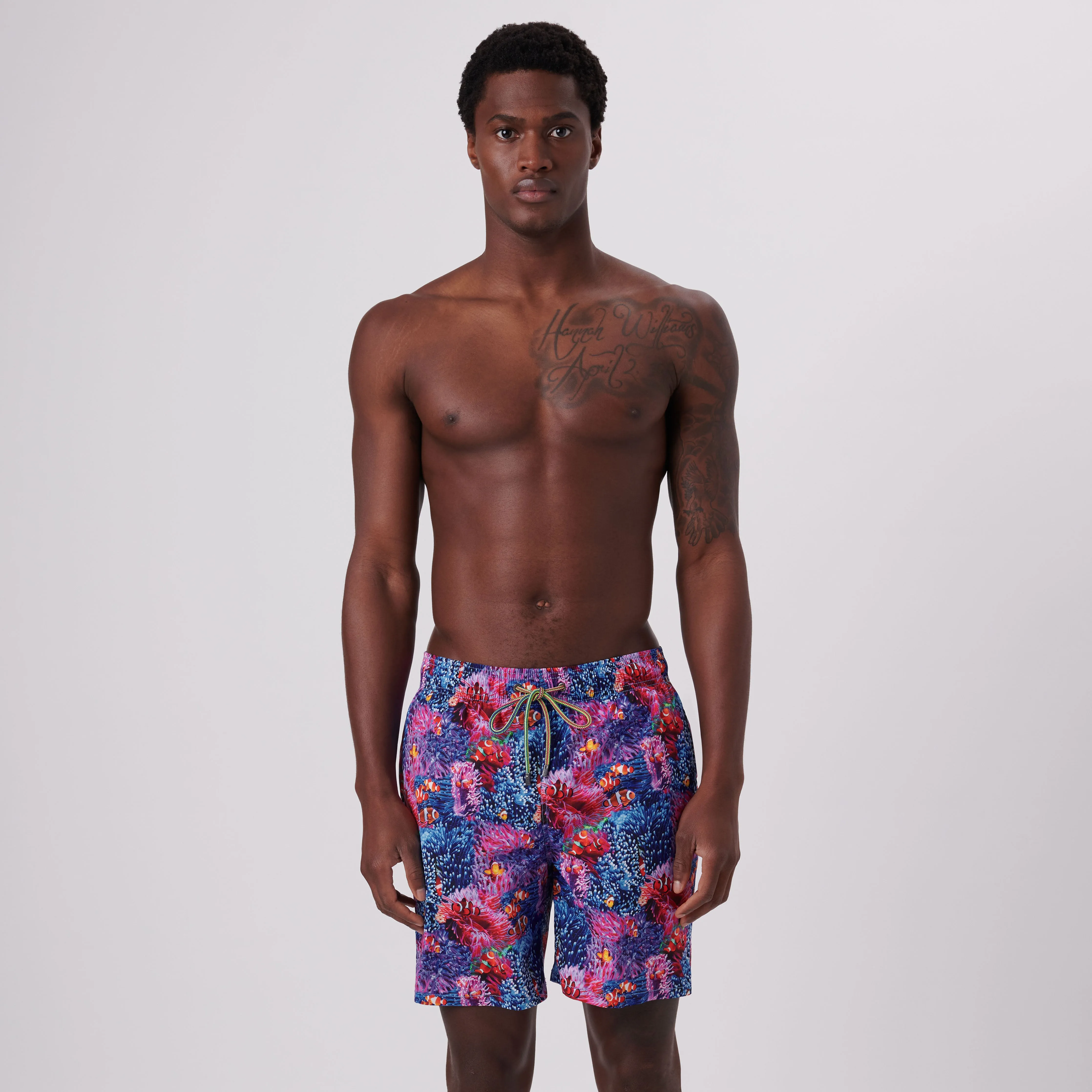 Cosmo Coral Reef Swim Trunks sold by Bugatchi product image thumbnail 3
