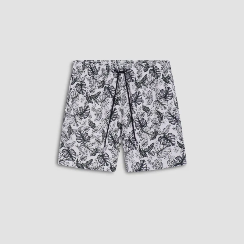 Cosmo Tropical Leaves Swim Trunks made by Bugatchi