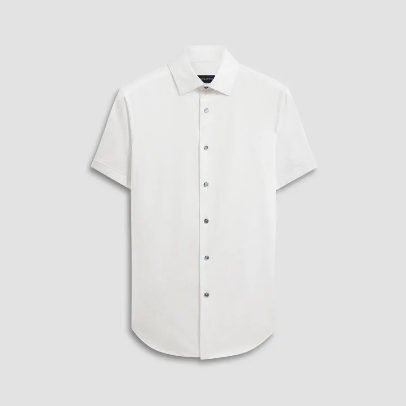 Miles Paisley OoohCotton Short Sleeve Shirt sold by Bugatchi