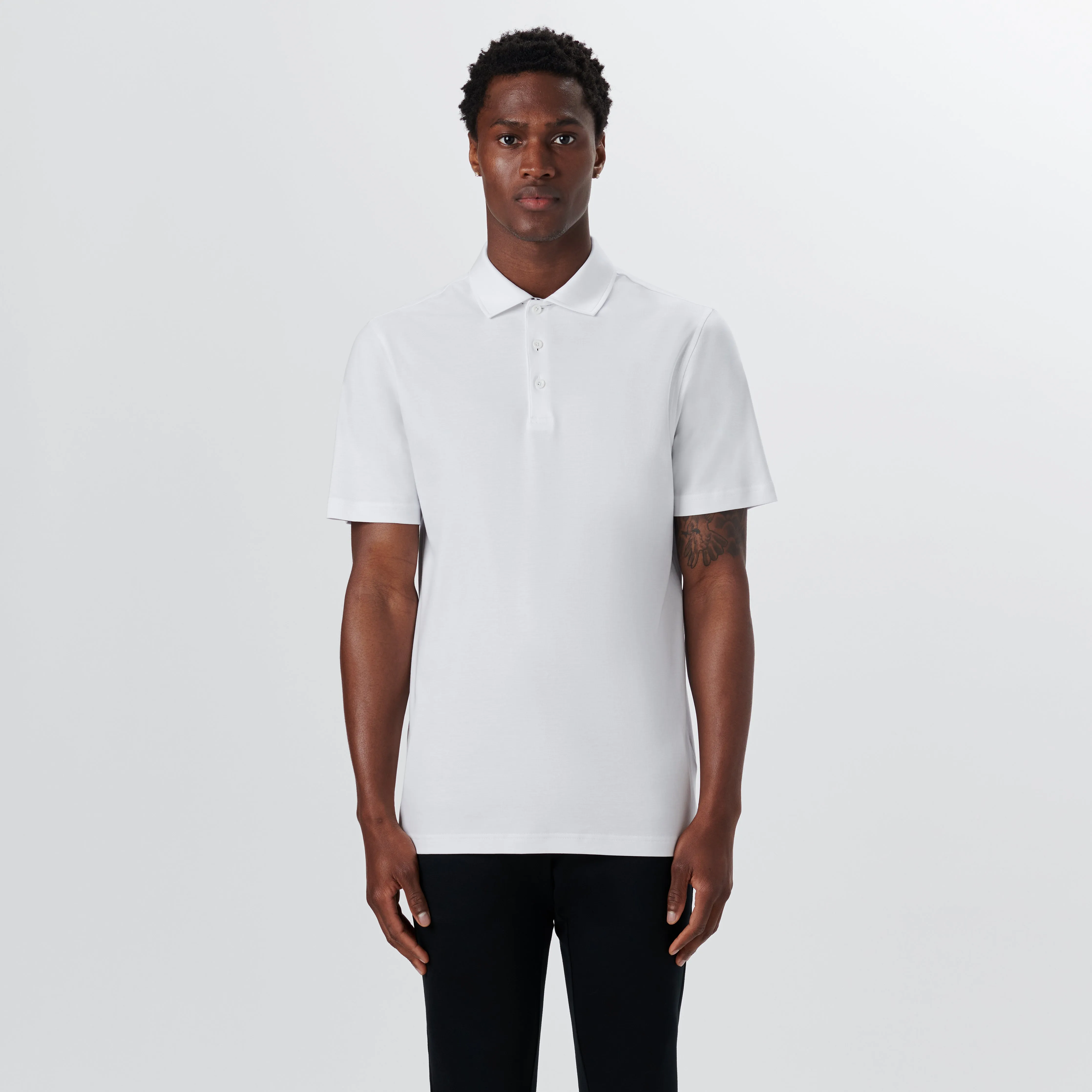 Hendrix Solid Polo Shirt sold by Bugatchi product image thumbnail 2
