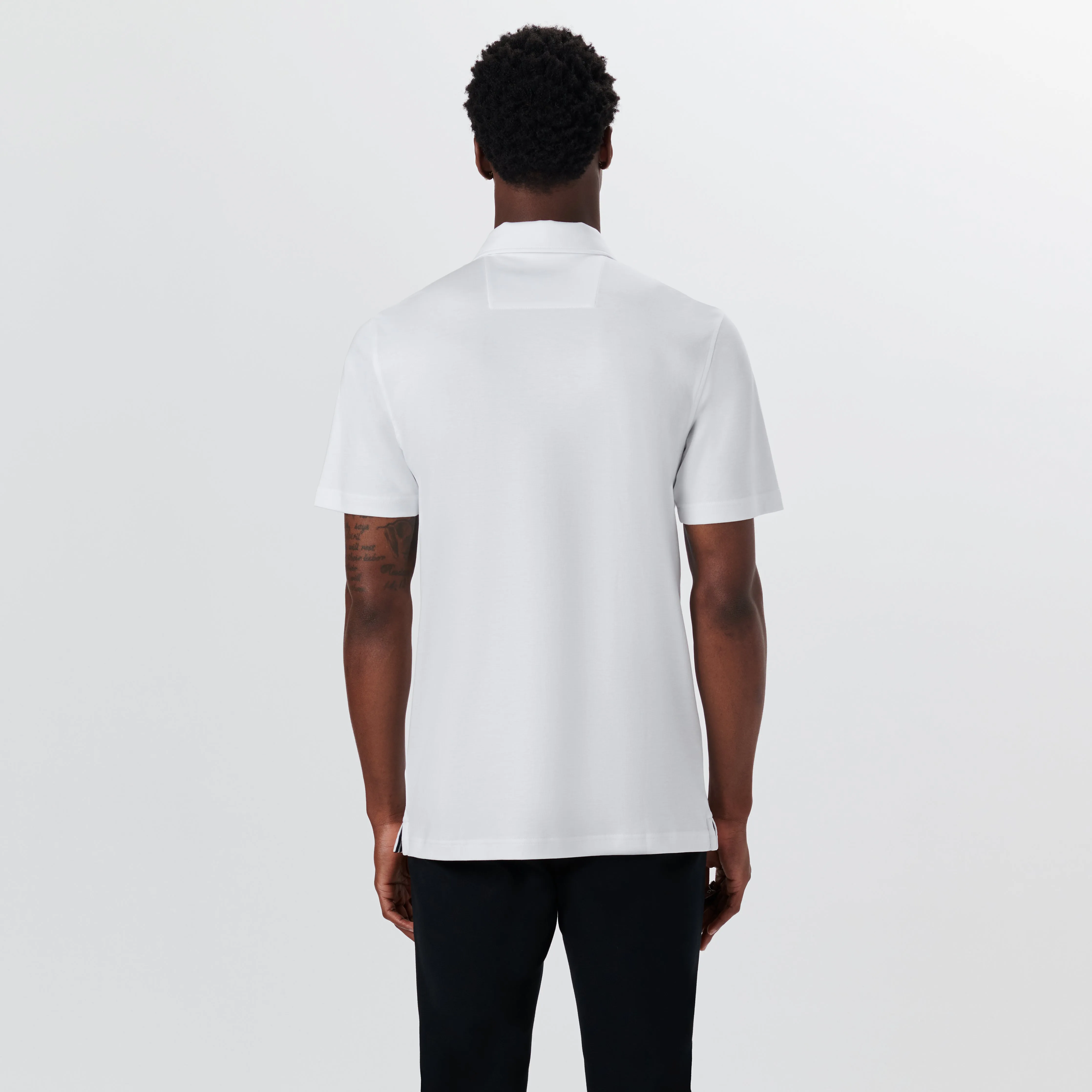 Hendrix Solid Polo Shirt sold by Bugatchi product image thumbnail 4