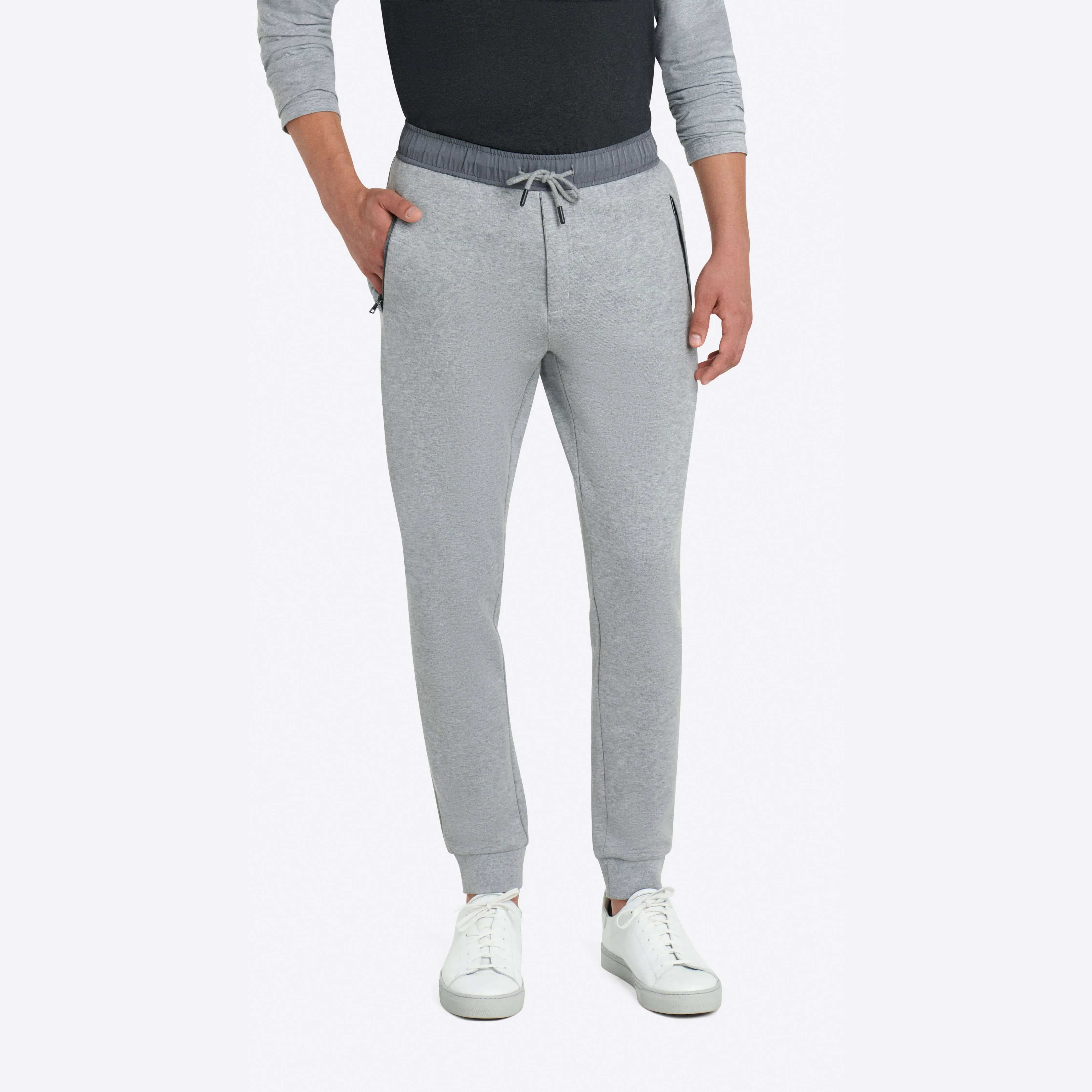 Comfort Solid Heather Drawstring Pant sold by Bugatchi product image thumbnail 2