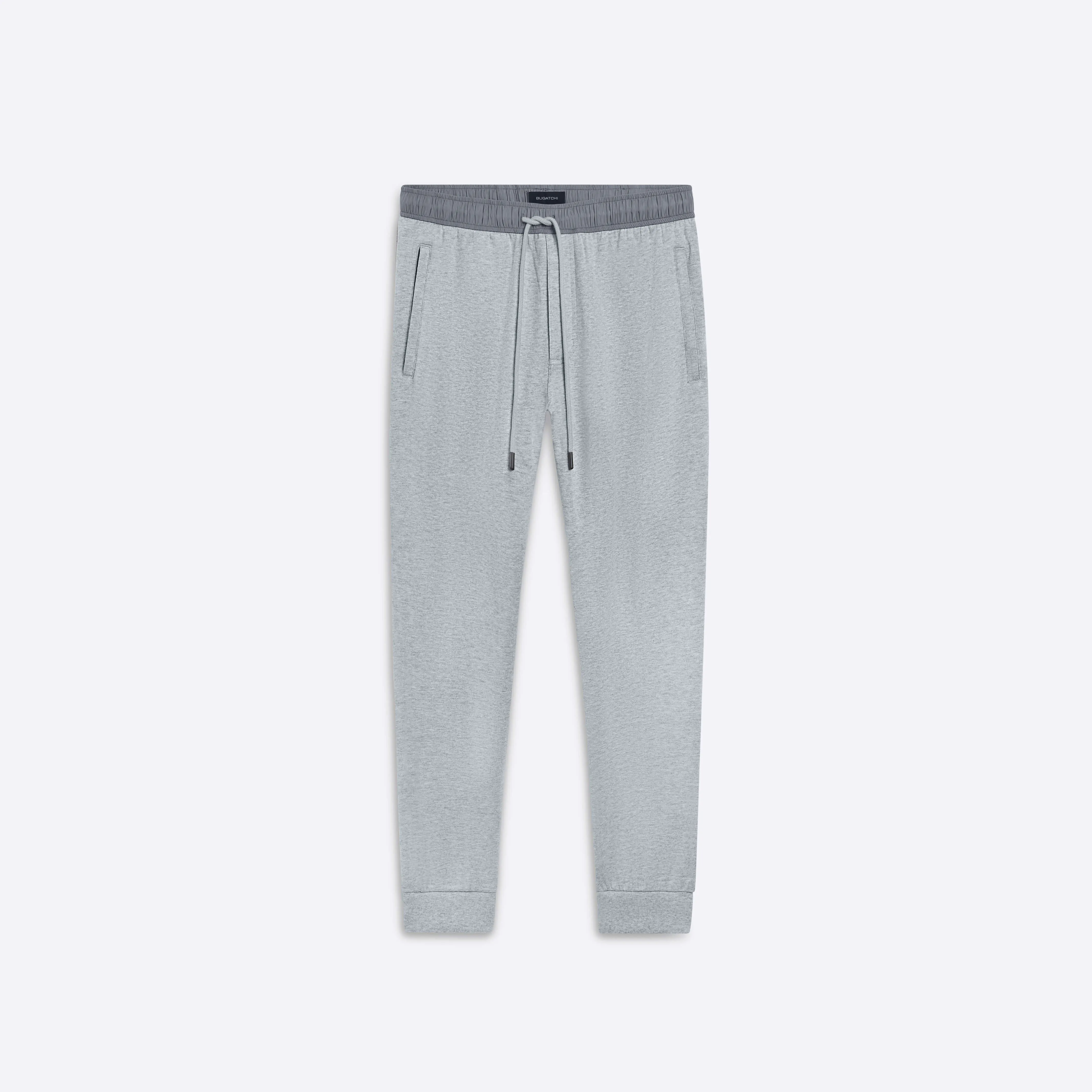 Comfort Solid Heather Drawstring Pant sold by Bugatchi