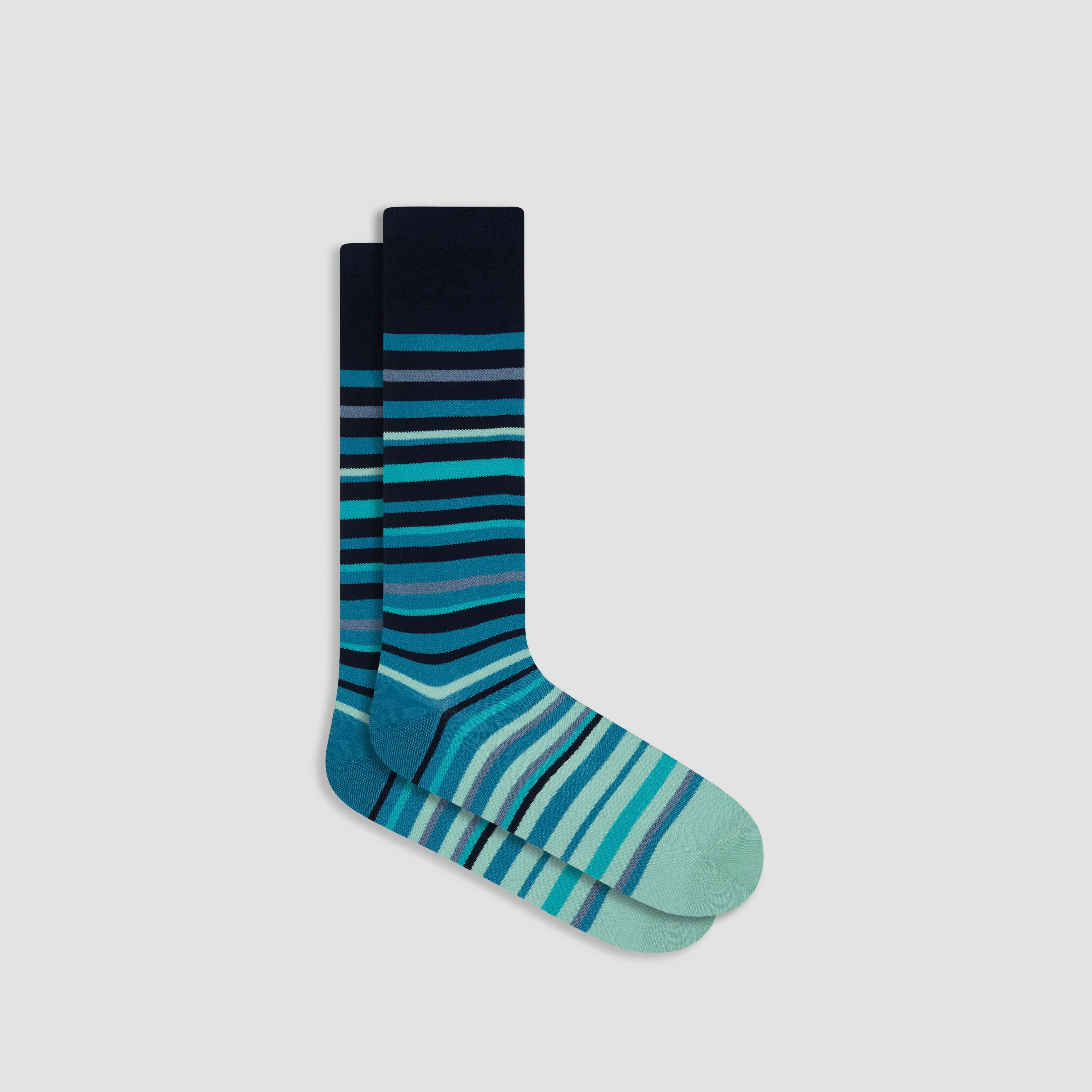 Striped Mid-Calf Socks sold by Bugatchi