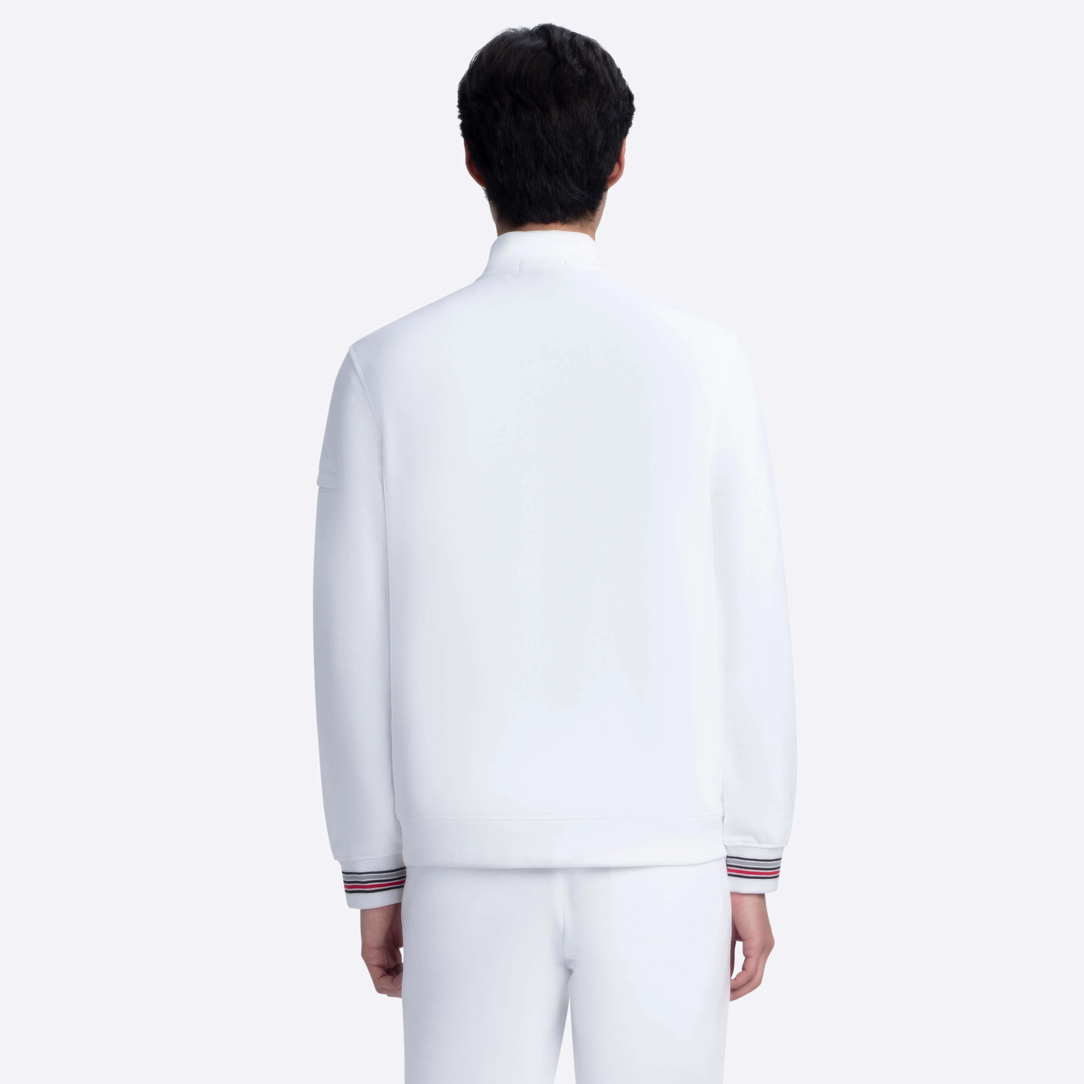 Quarter Zip Mock Neck Sweatshirt sold by Bugatchi product image thumbnail 4