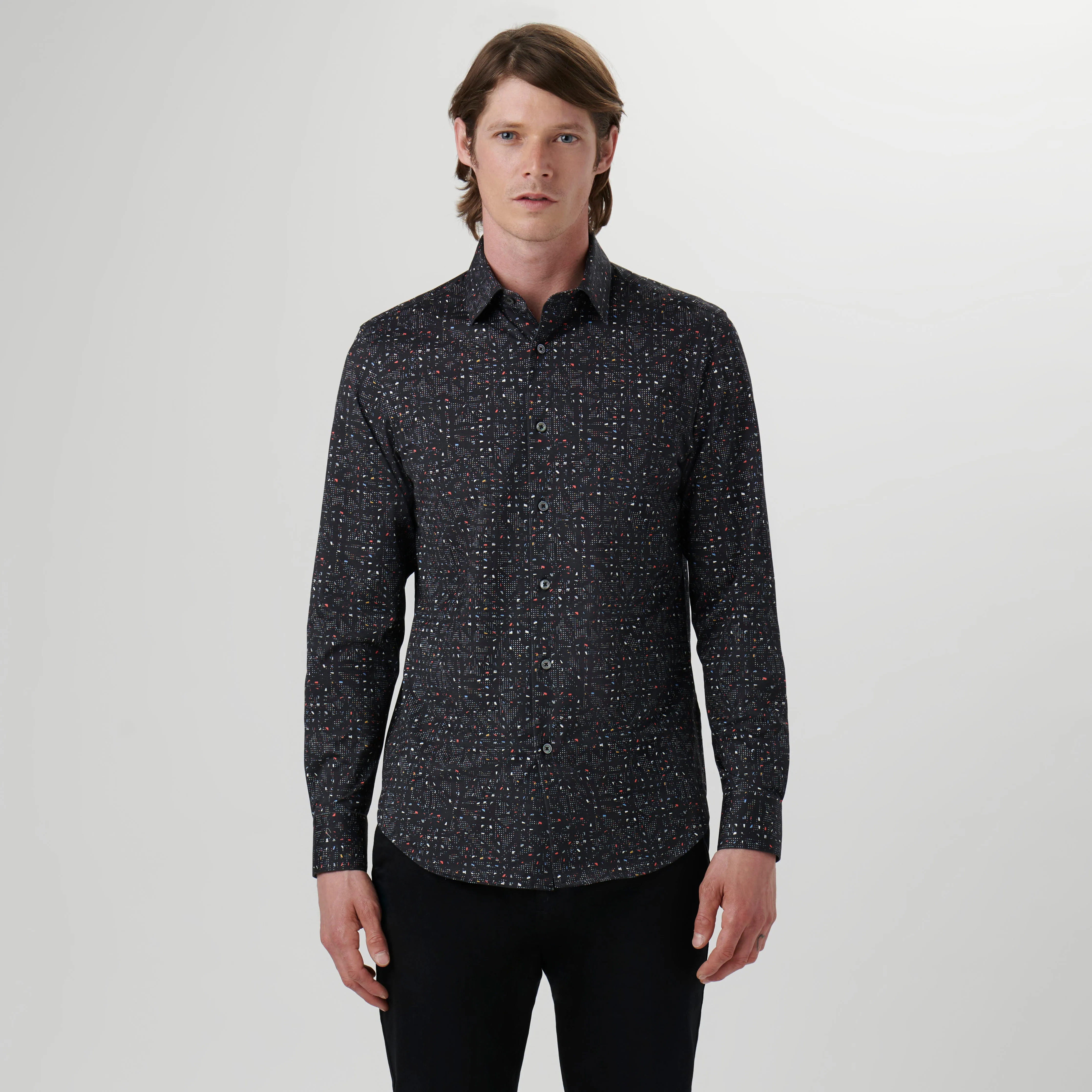 James Abstract OoohCotton Shirt sold by Bugatchi product image thumbnail 2