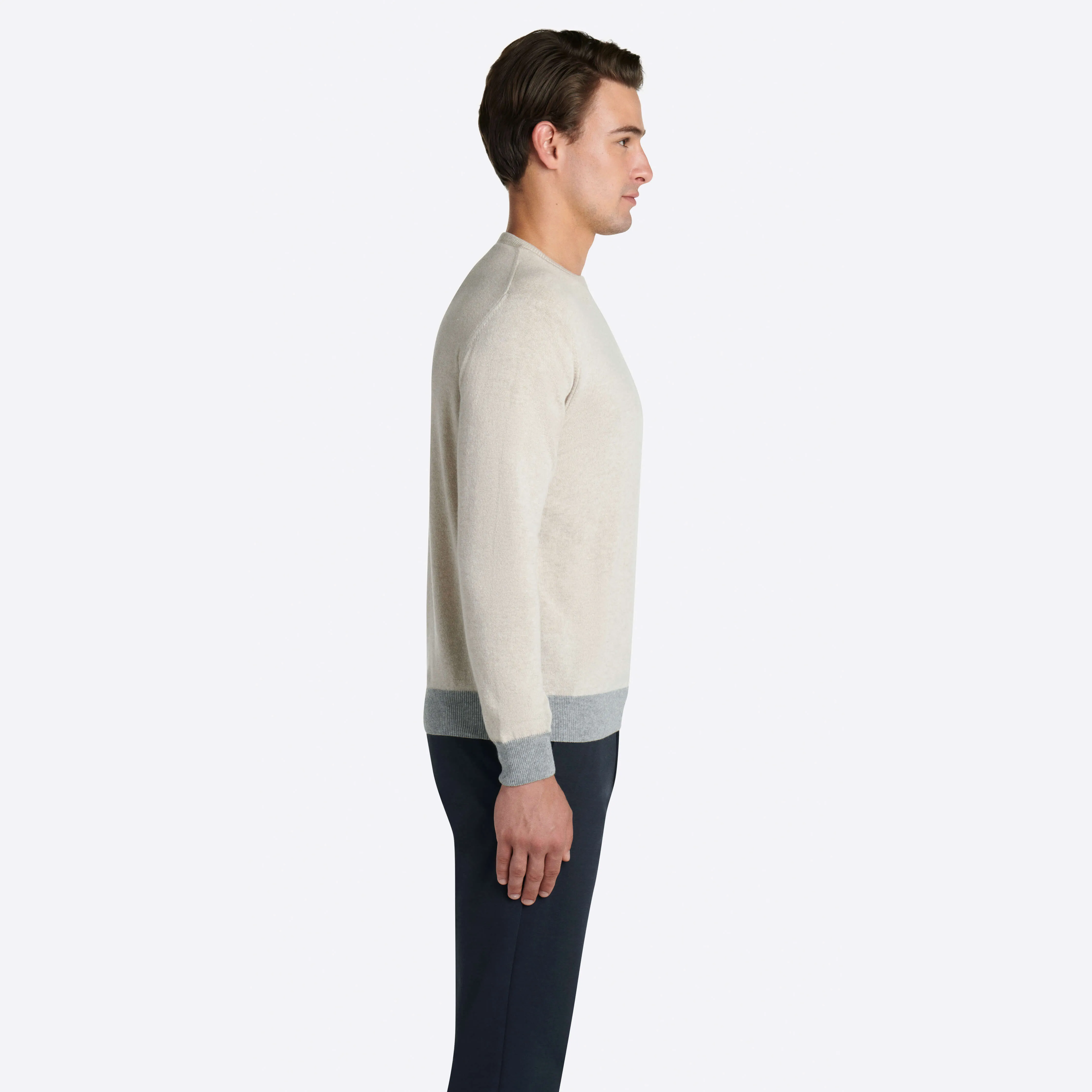 Solid Crew Neck Sweater sold by Bugatchi product image thumbnail 4