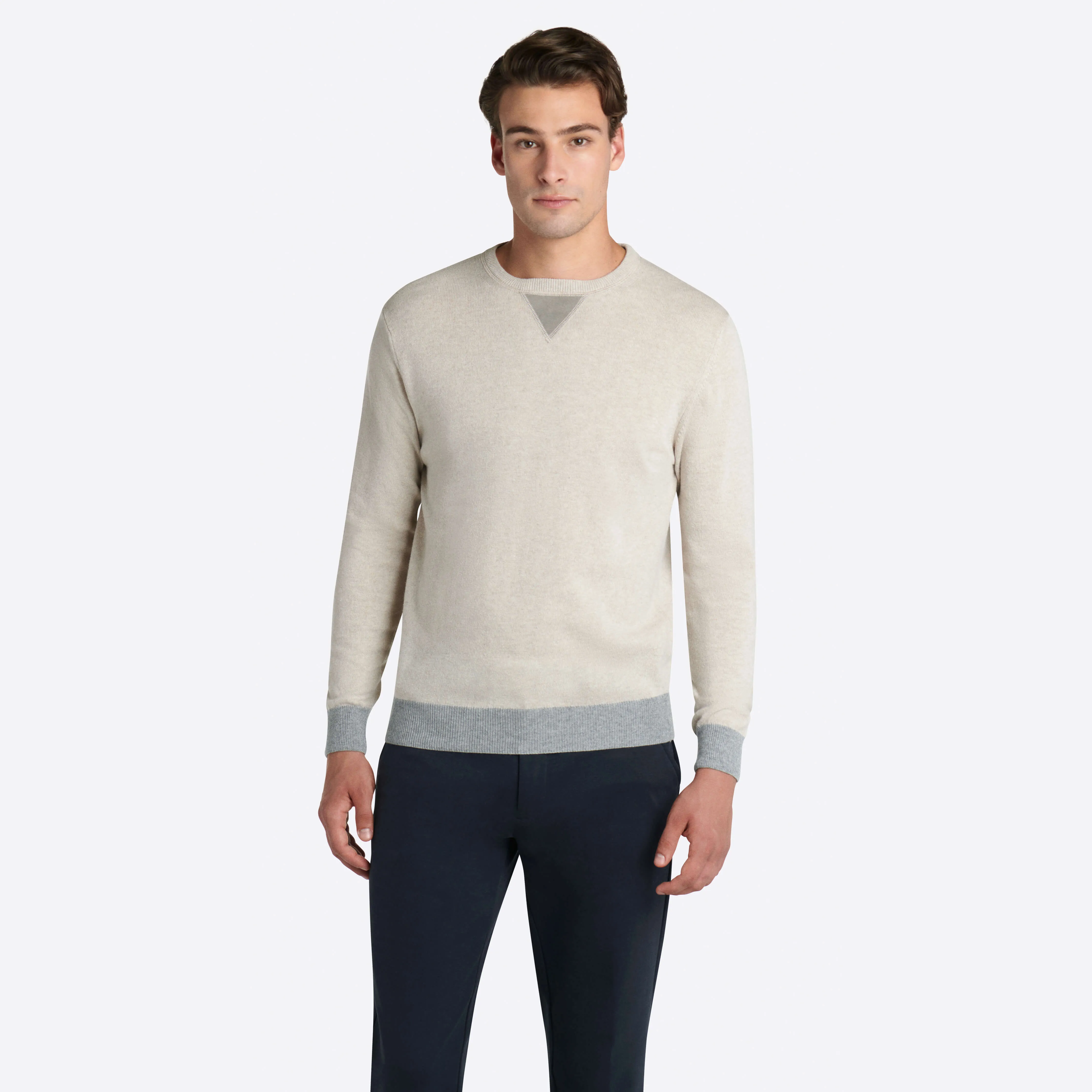 Solid Crew Neck Sweater sold by Bugatchi product image thumbnail 3