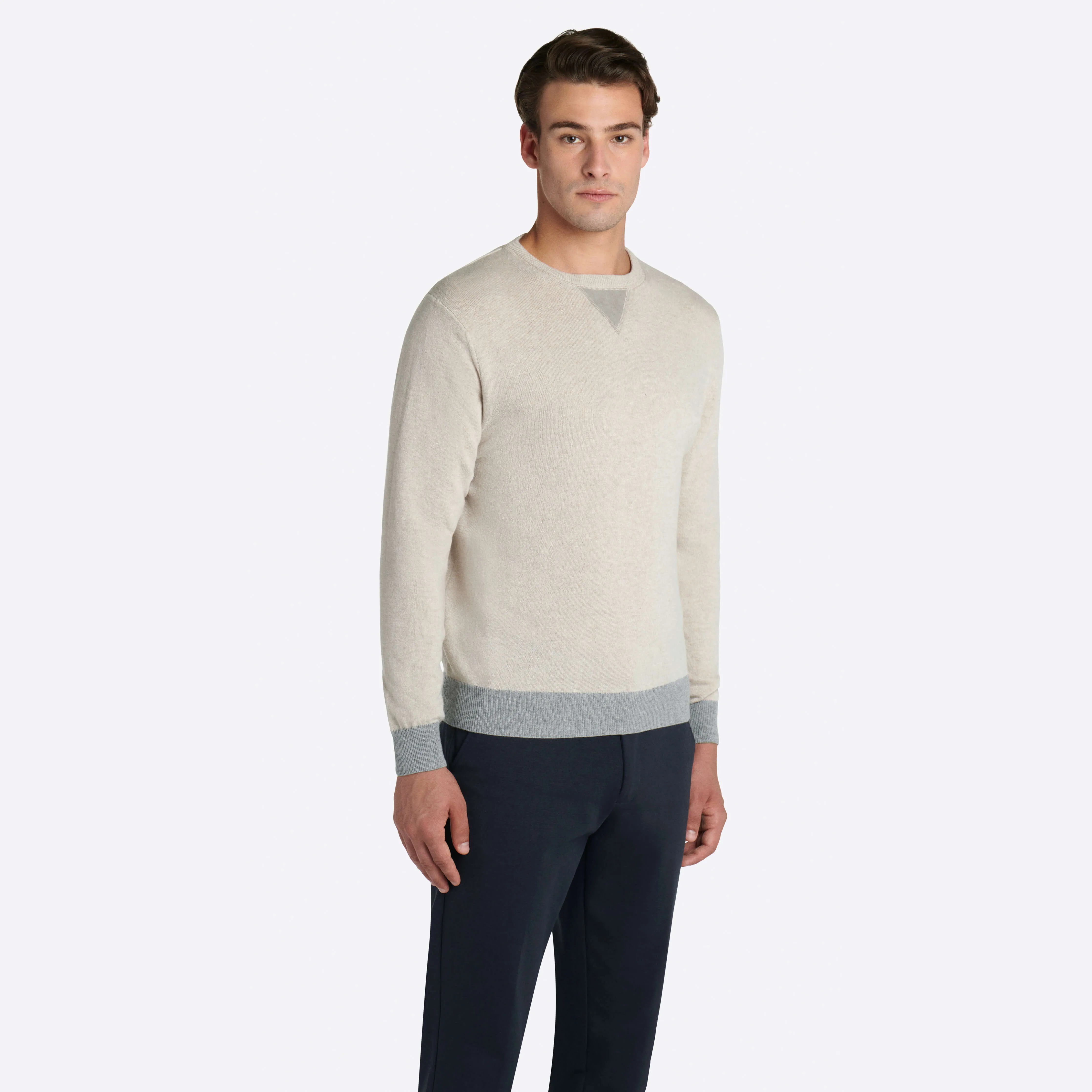 Solid Crew Neck Sweater sold by Bugatchi product image thumbnail 2
