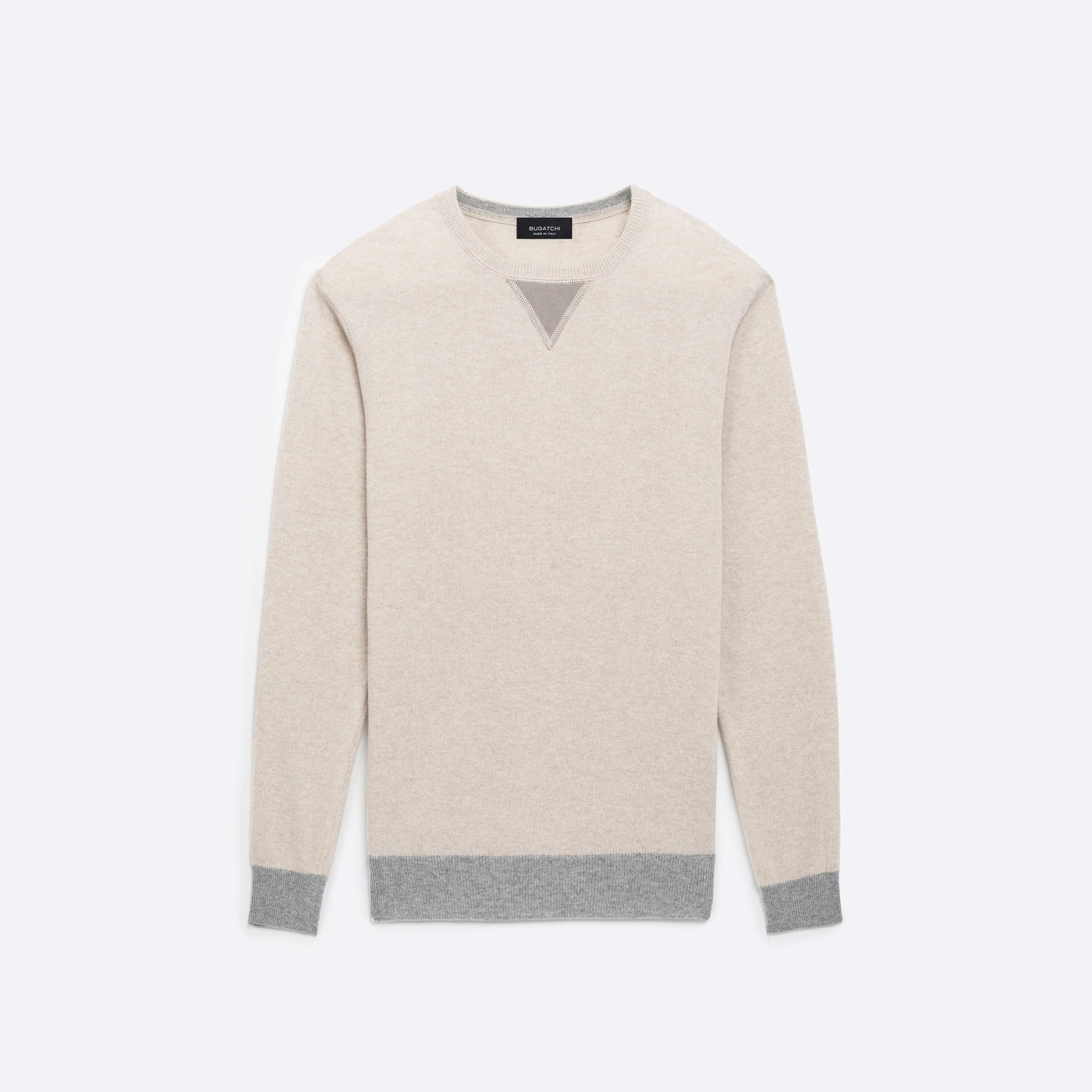 Solid Crew Neck Sweater sold by Bugatchi