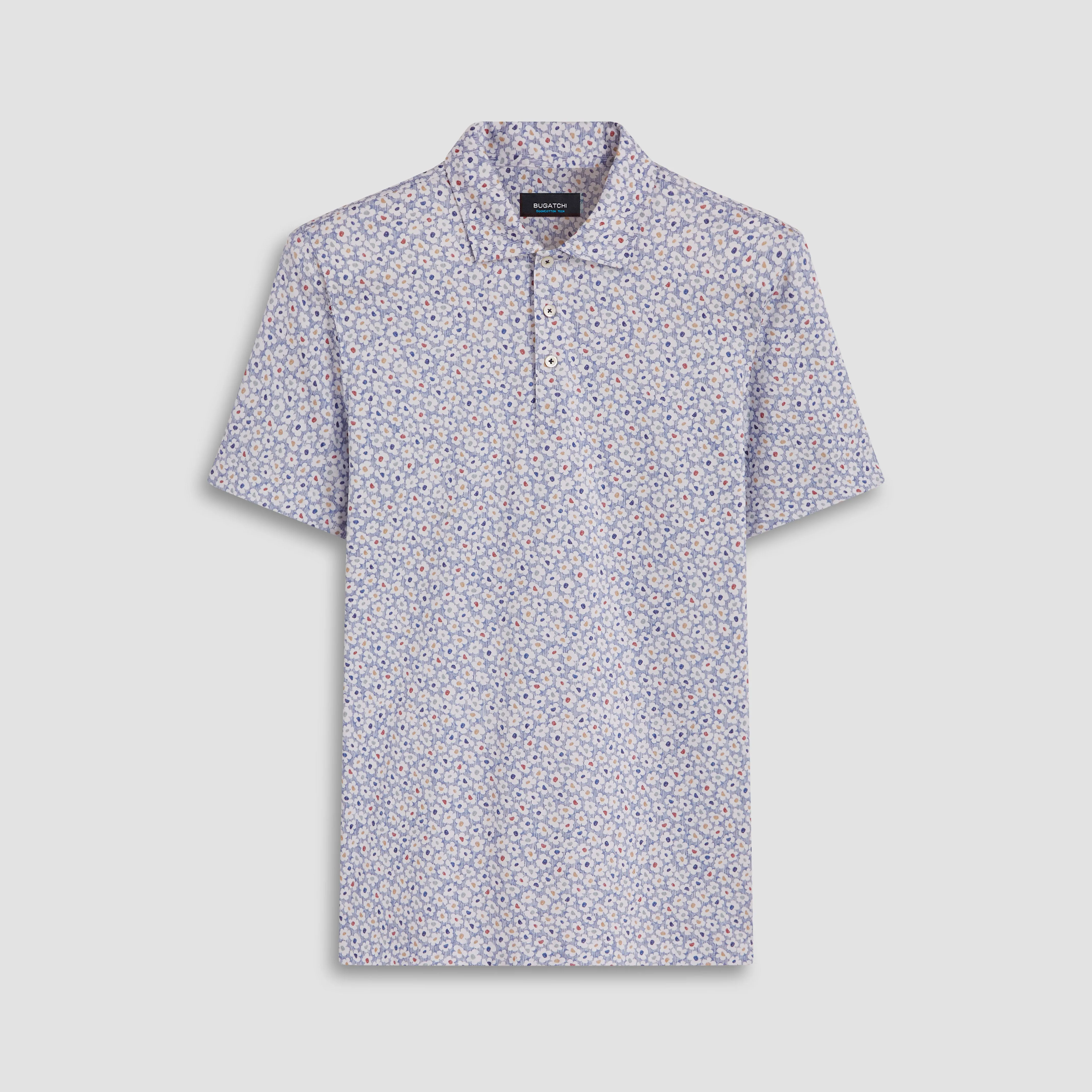 Victor Floral Print OoohCotton Polo sold by Bugatchi