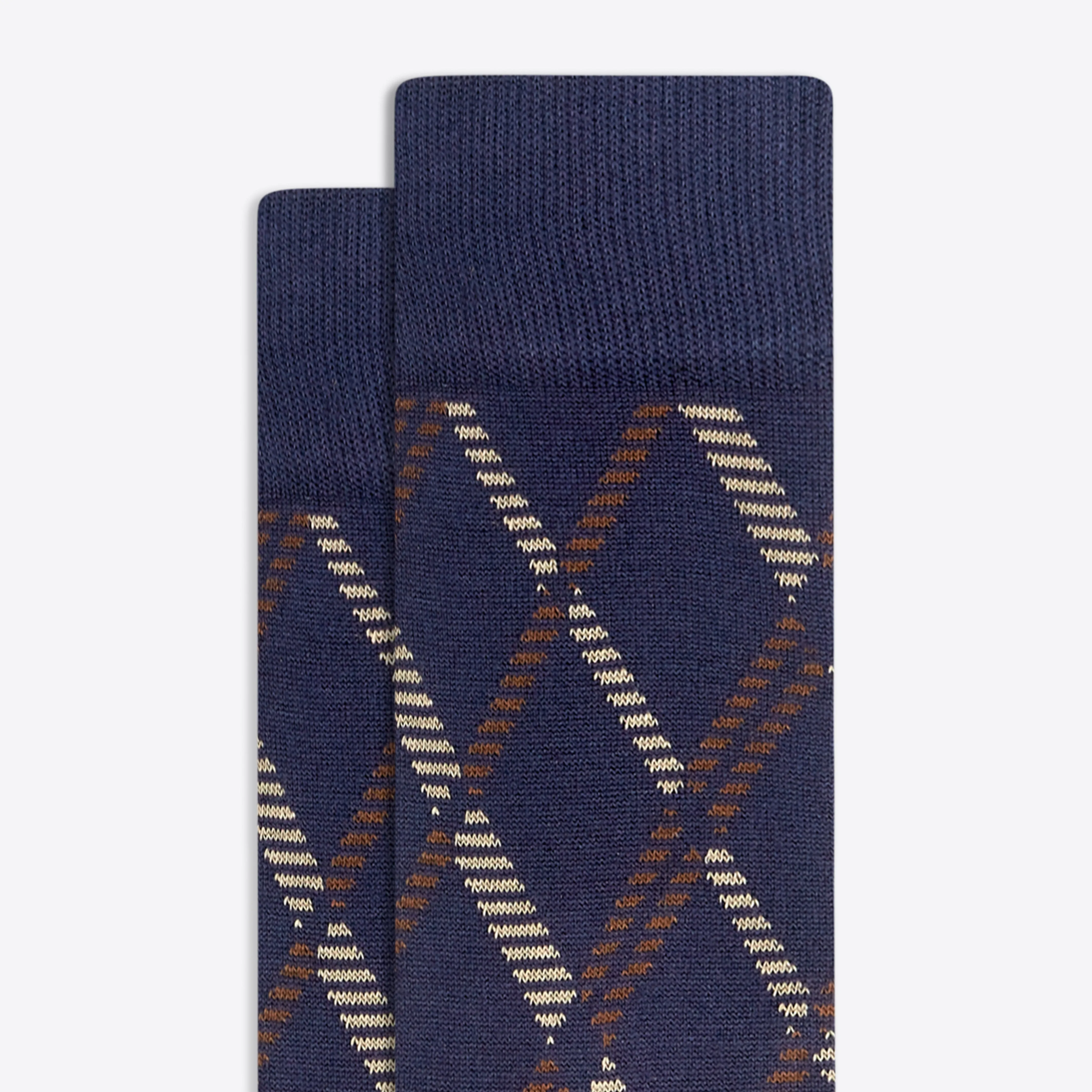 Diamond Check Mid-Calf Socks sold by Bugatchi product image thumbnail 2
