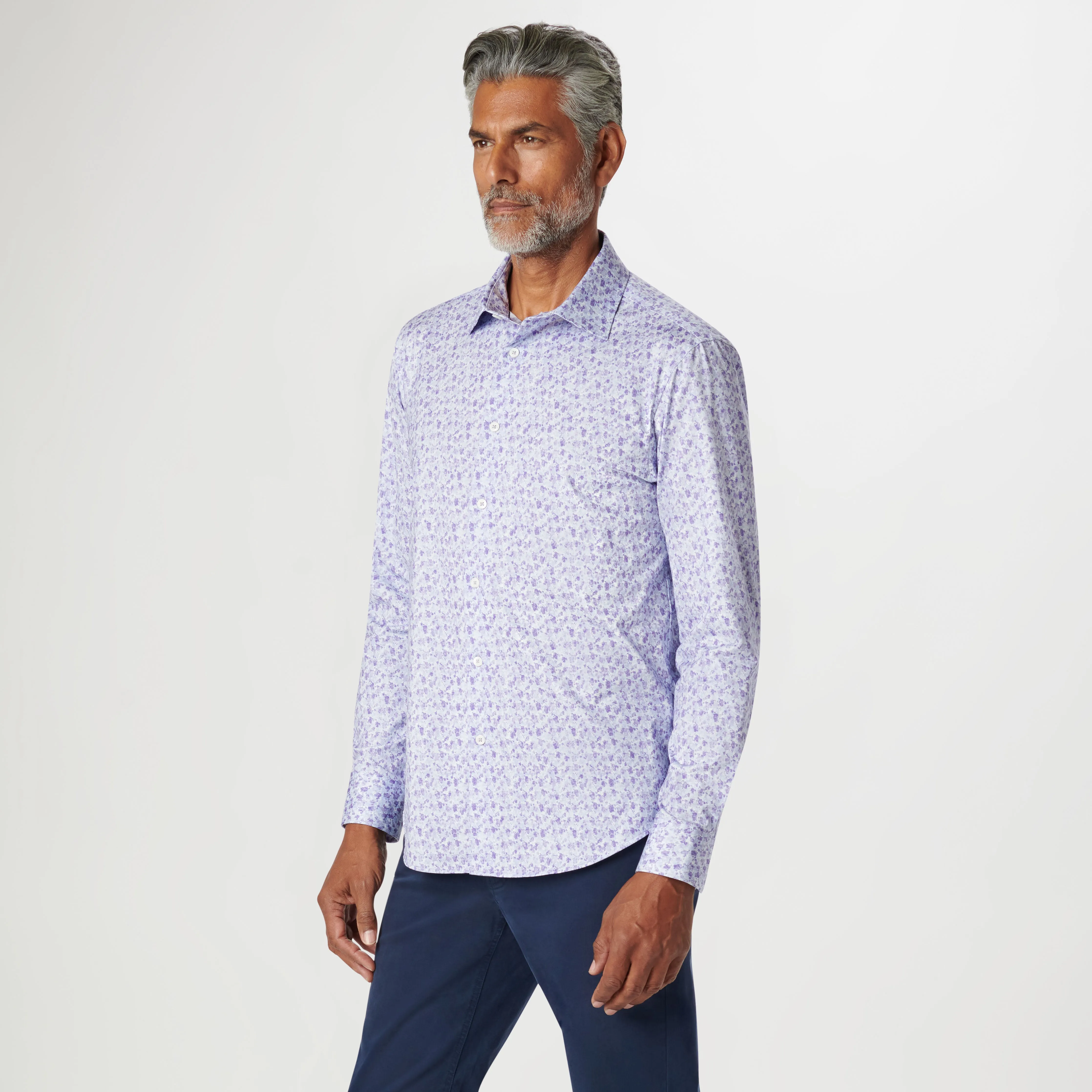 James Abstract OoohCotton Shirt sold by Bugatchi product image thumbnail 3