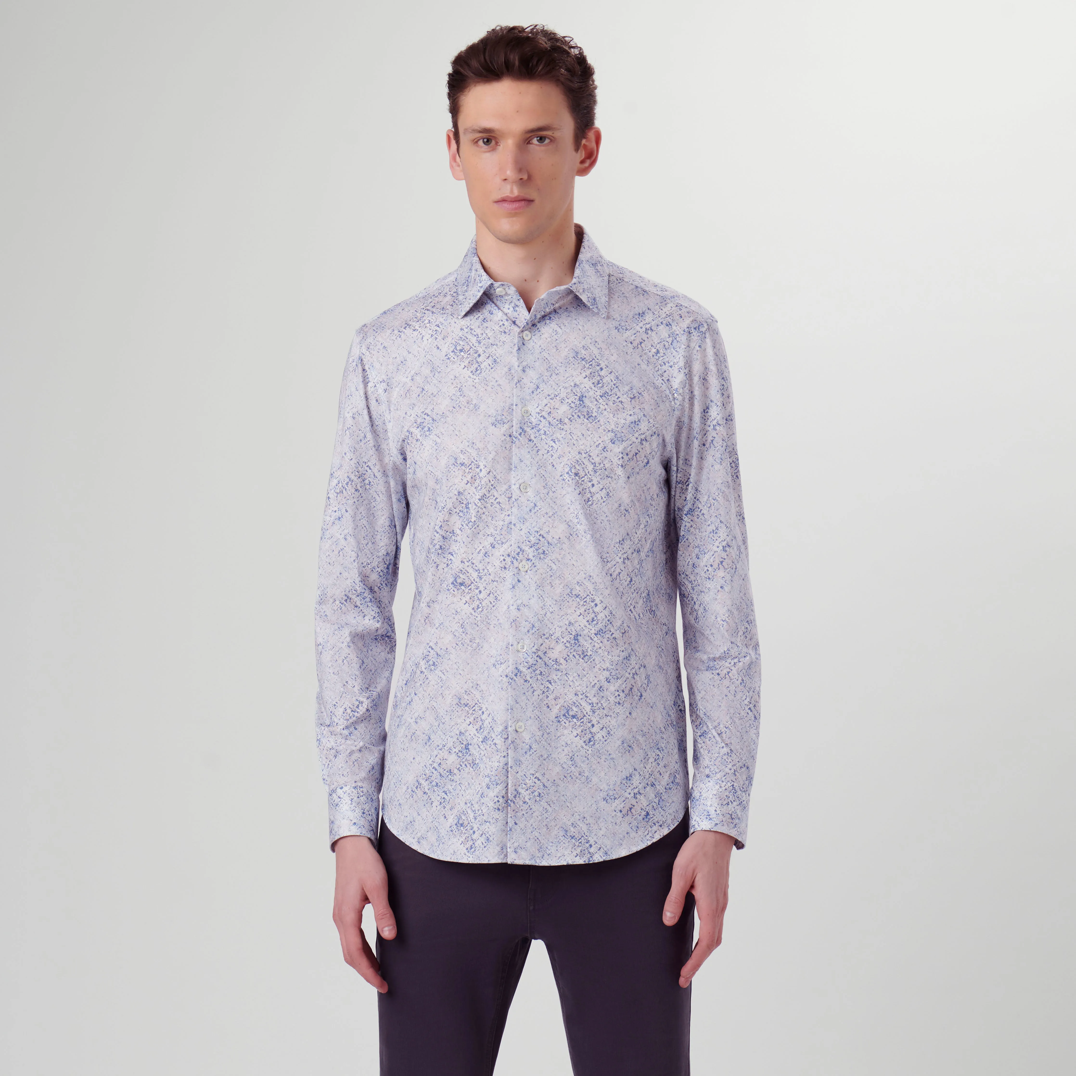 James Watercolor Print OoohCotton Shirt sold by Bugatchi product image thumbnail 2