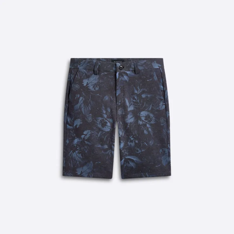 Theo Floral Indigo Print OoohCotton Shorts sold by Bugatchi
