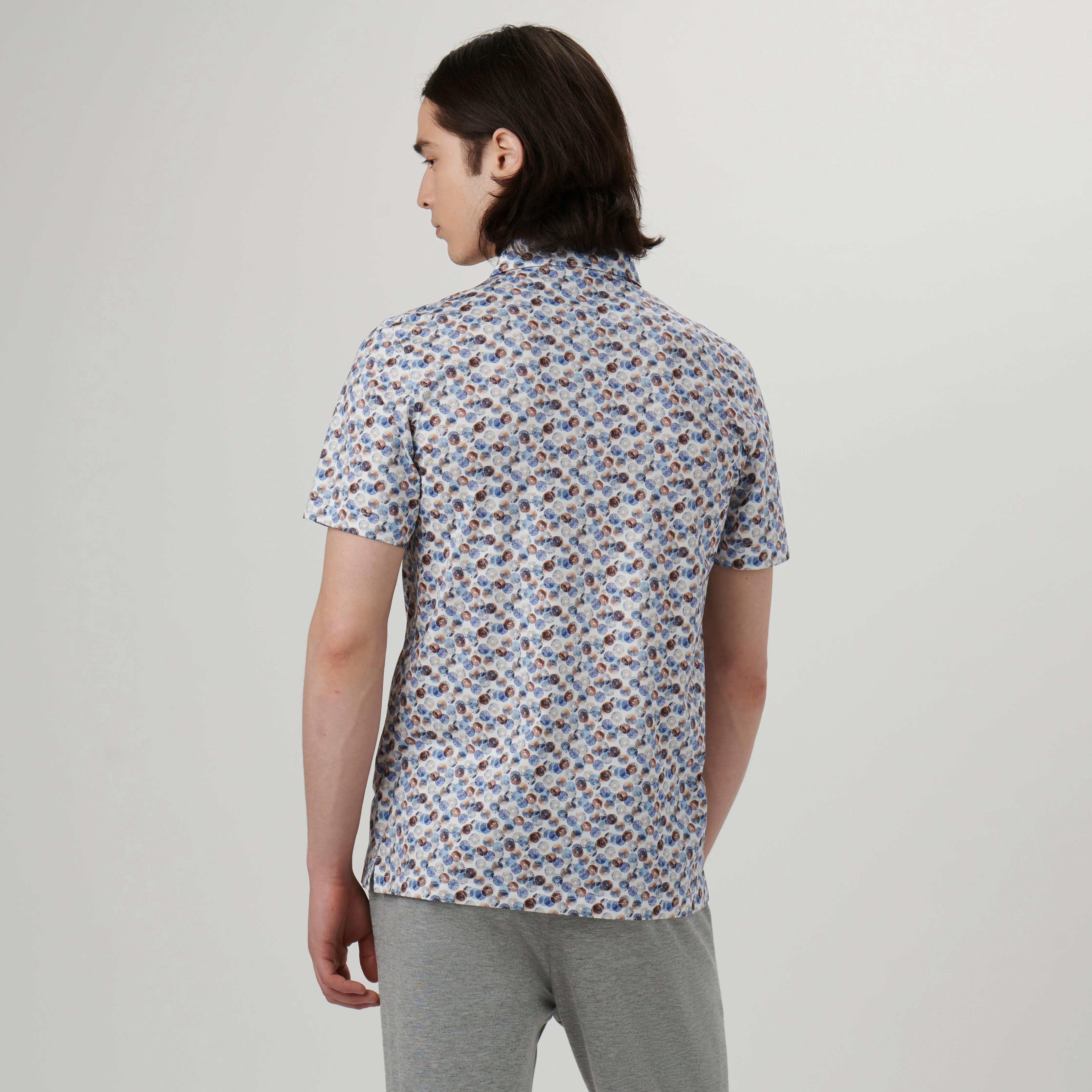 Victor Abstract Print OoohCotton Polo sold by Bugatchi product image thumbnail 4
