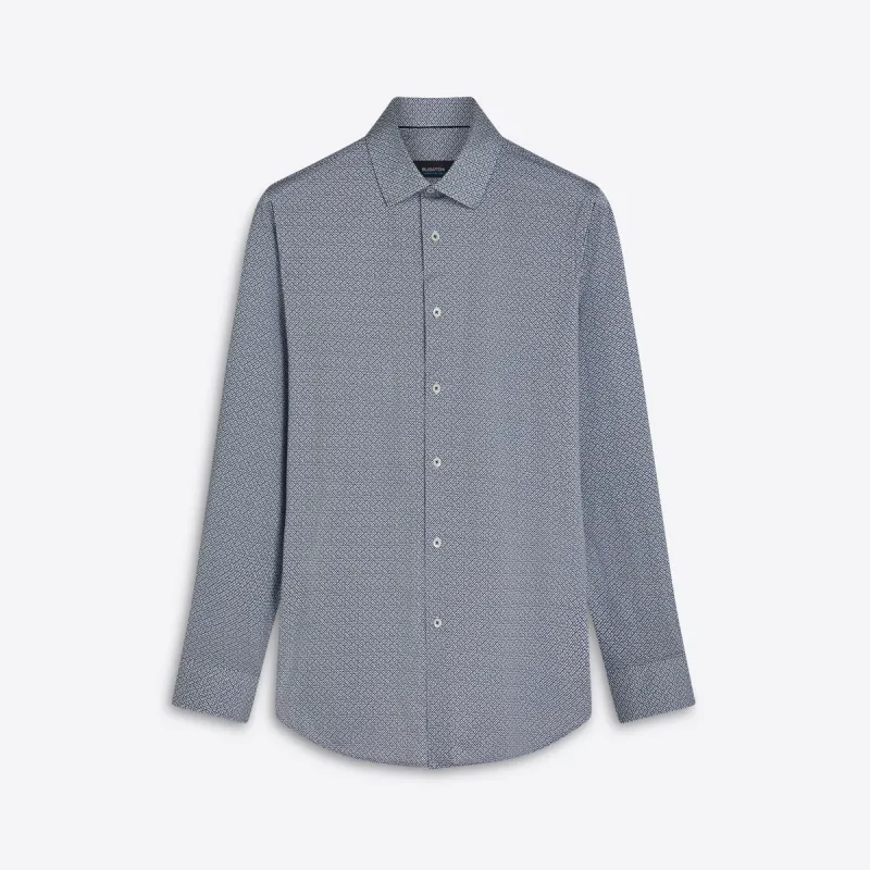 JAMES Geometric Print OoohCotton Shirt sold by Bugatchi