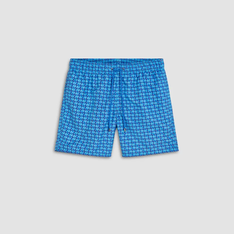 Cosmo Fish Swim Trunks made by Bugatchi