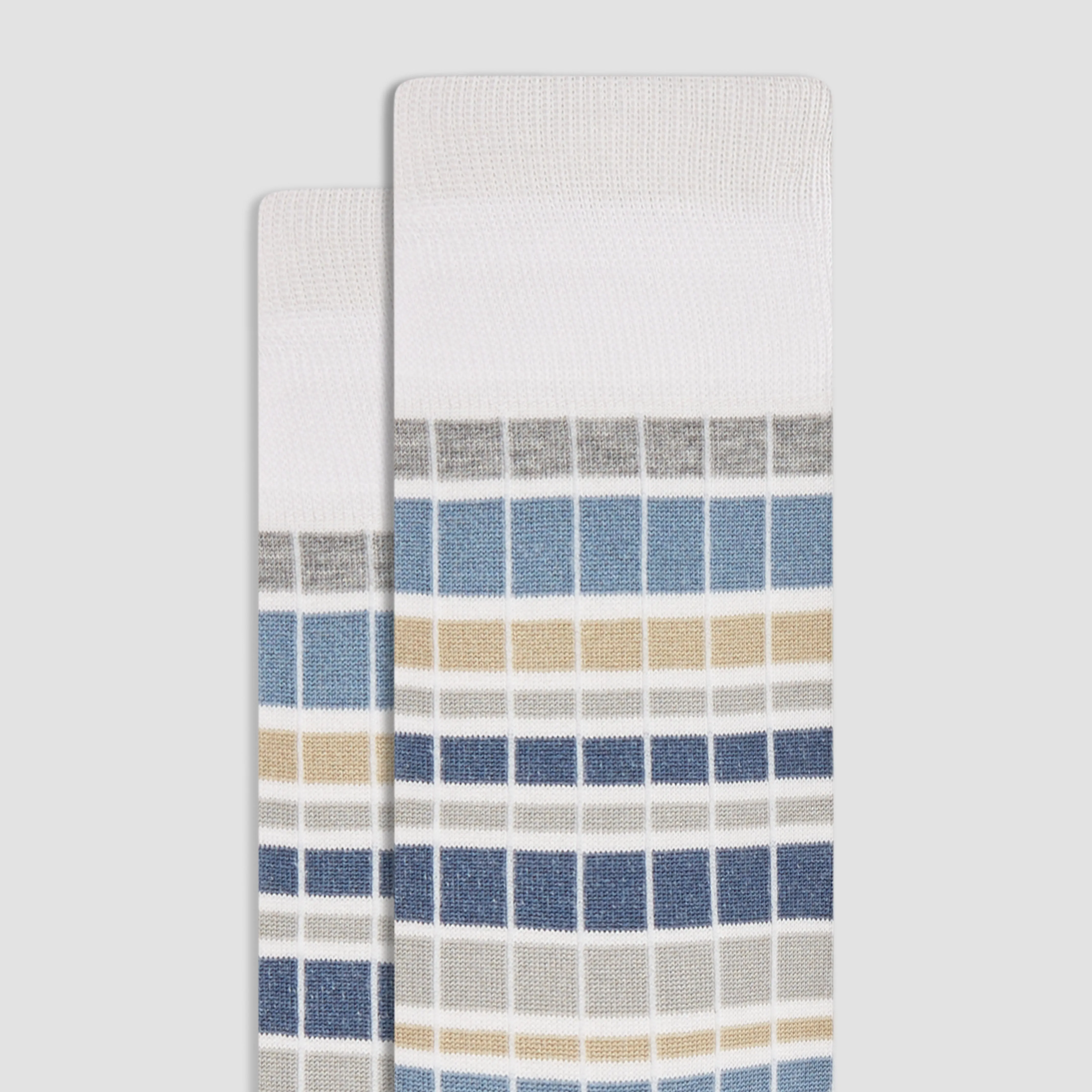 Checkered Mid-Calf Socks sold by Bugatchi product image thumbnail 2