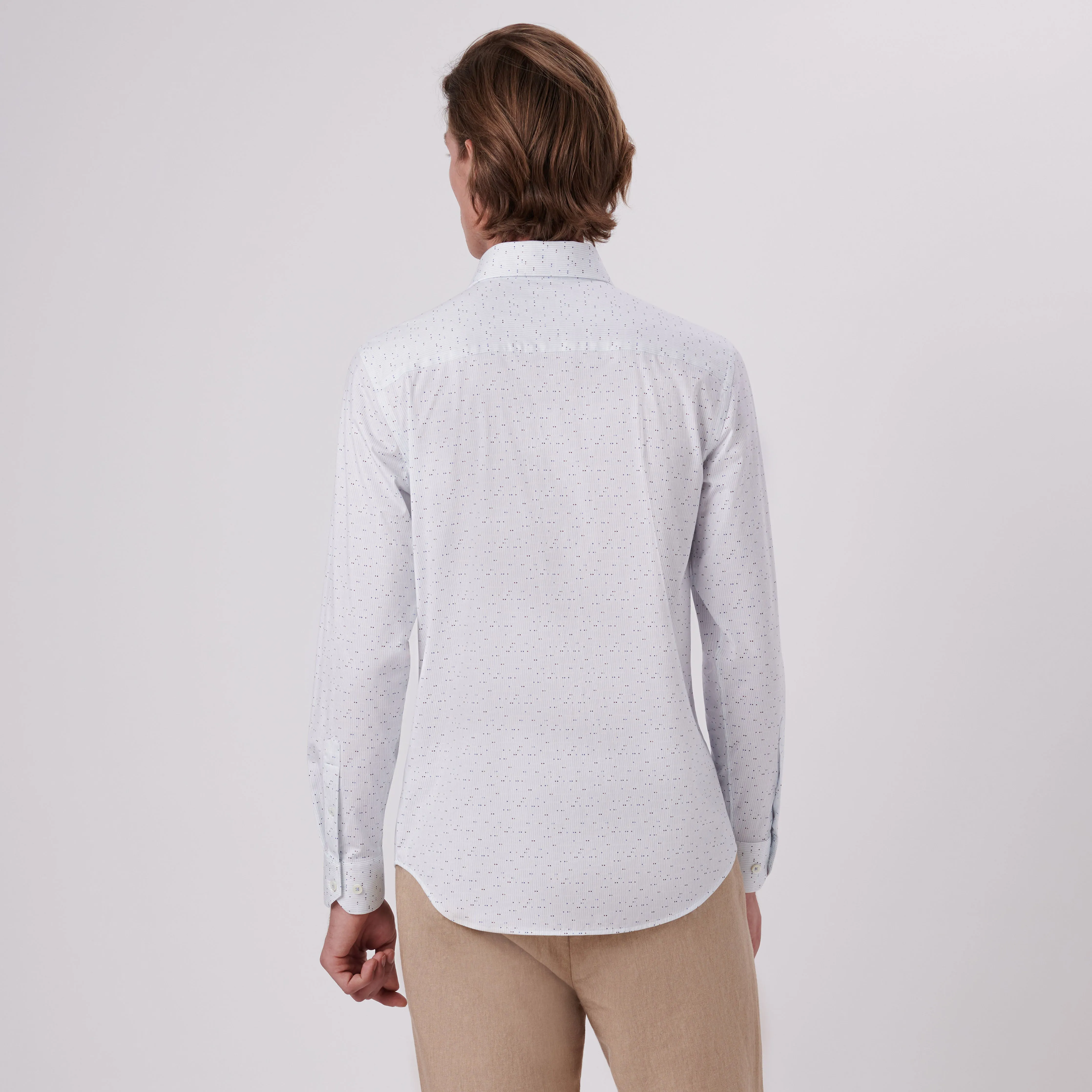 James Geometric Print OoohCotton Shirt sold by Bugatchi product image thumbnail 4