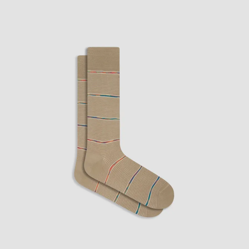 Striped Mid-Calf Socks sold by Bugatchi