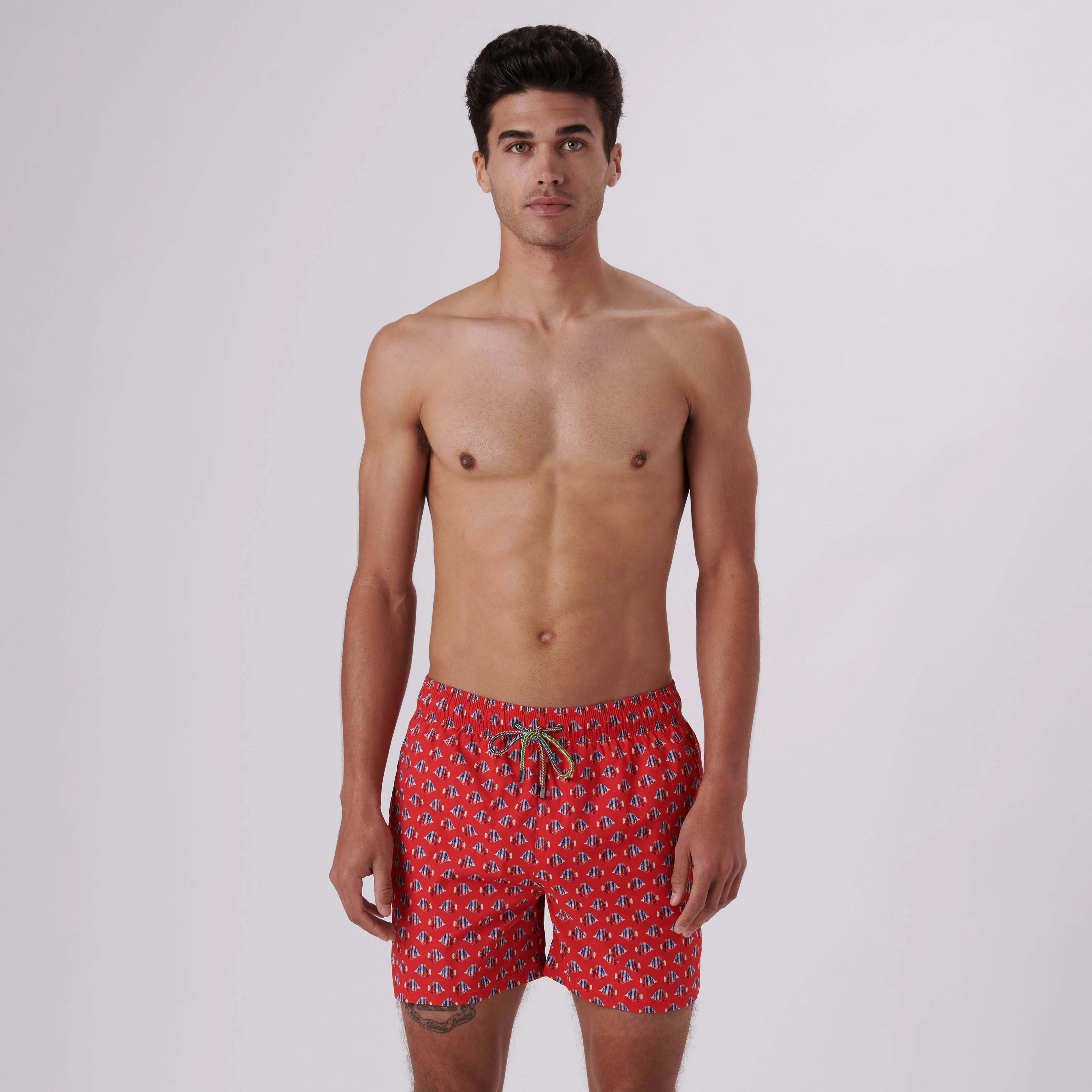 Archer Striped Fish Swim Trunks sold by Bugatchi product image thumbnail 3