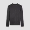 Cable Knit Crew Neck Sweater sold by Bugatchi
