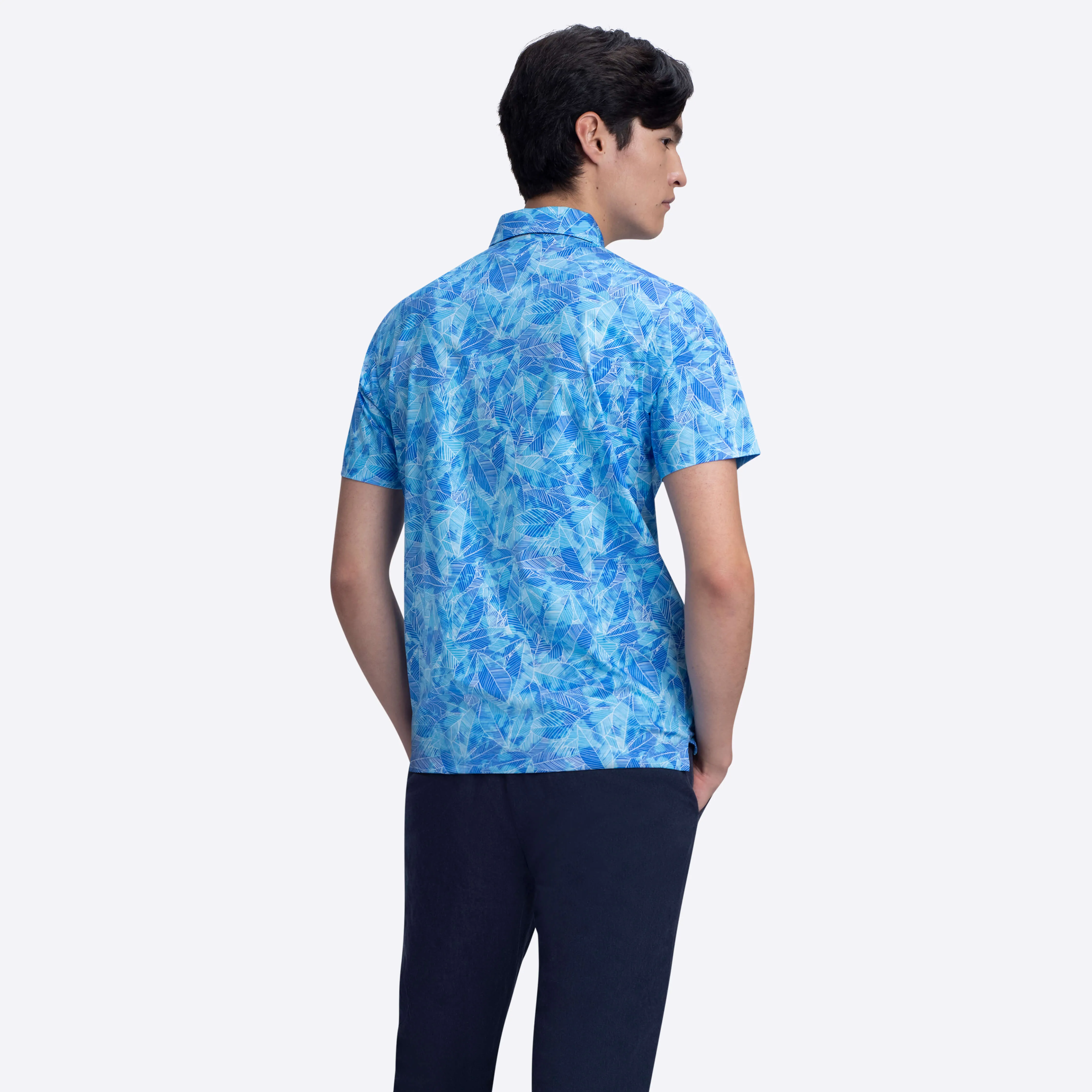 Hendrix Leaf Polo sold by Bugatchi product image thumbnail 4