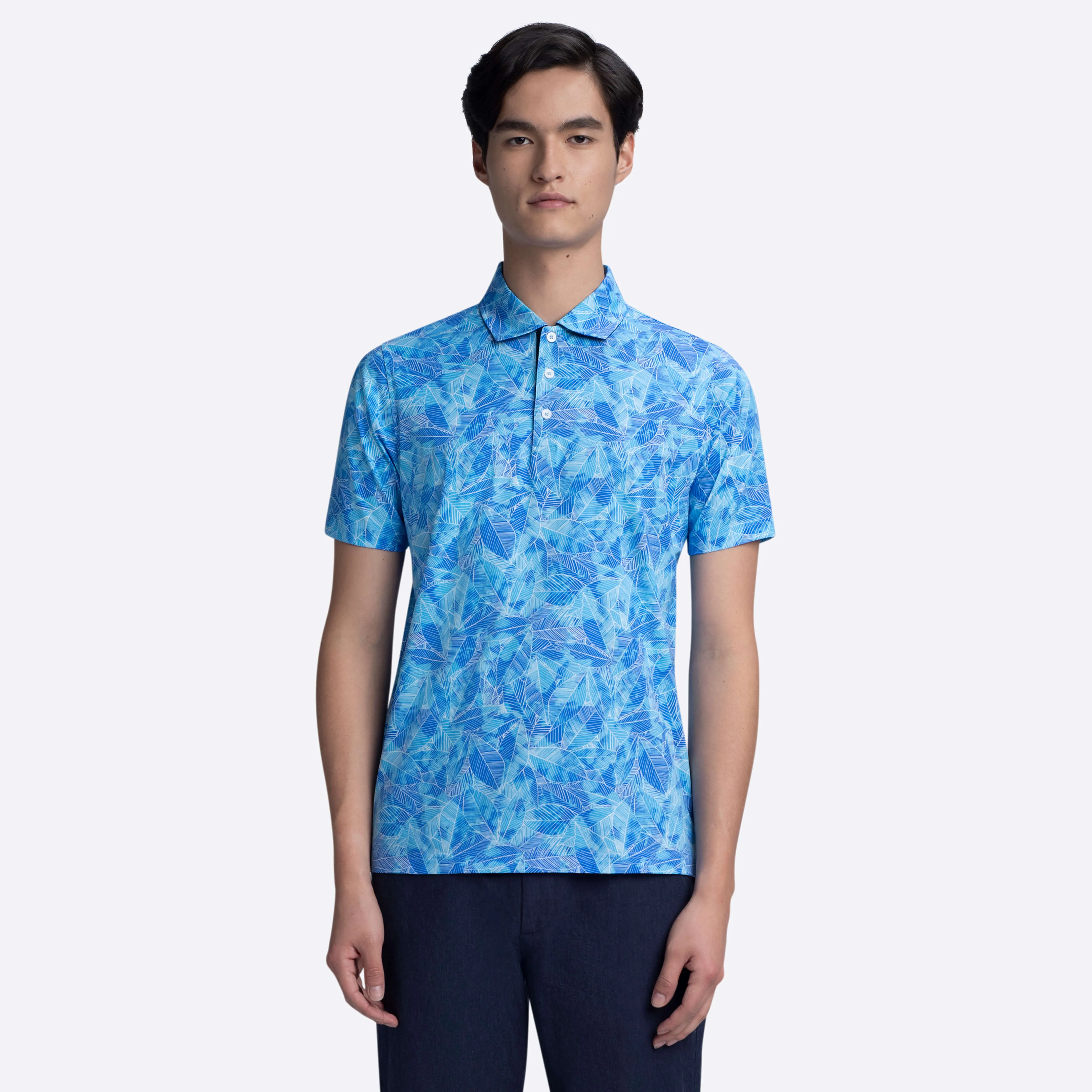 Hendrix Leaf Polo sold by Bugatchi product image thumbnail 2